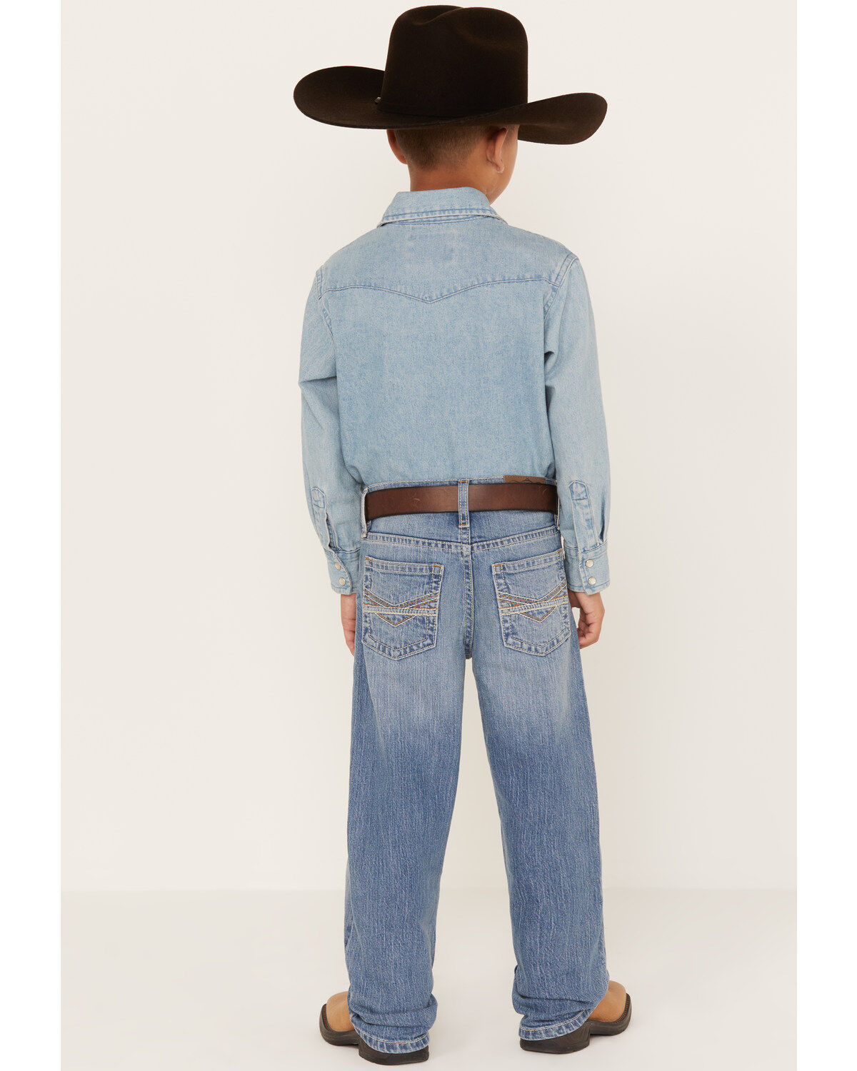 Cody James Little Boys' Medium Wash Dalton Relaxed Bootcut Jeans