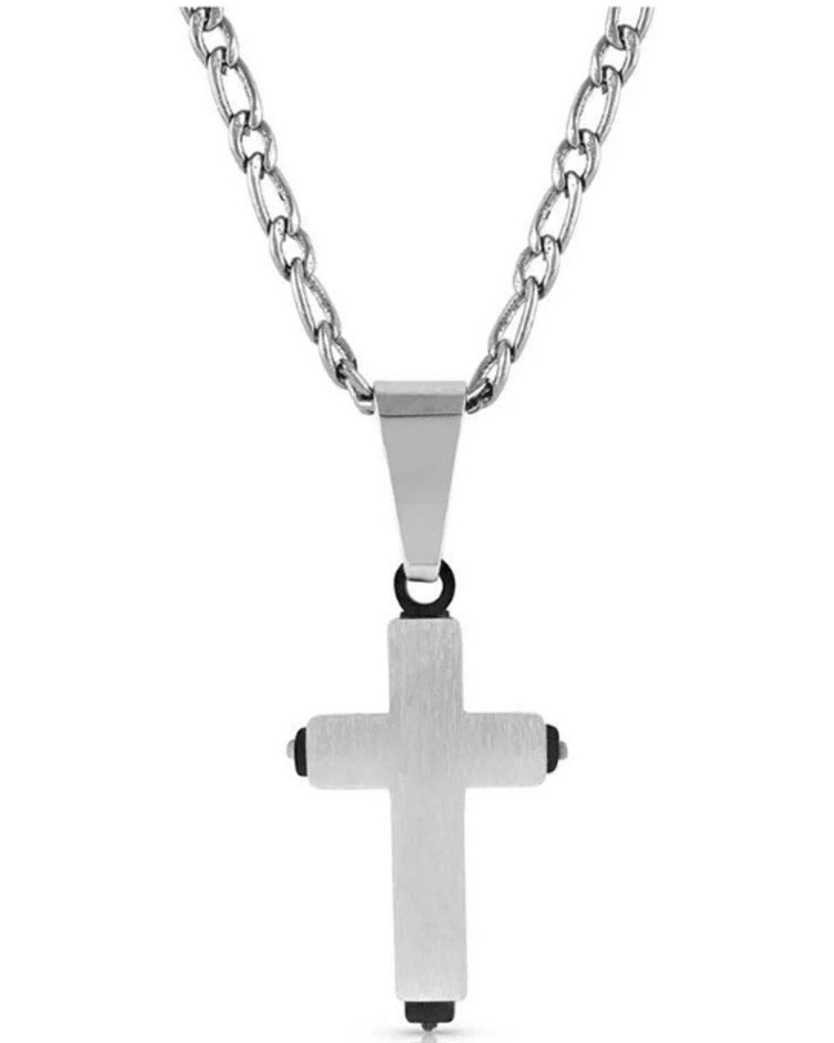 Montana Silversmiths Men's Strength of Faith Cross Necklace