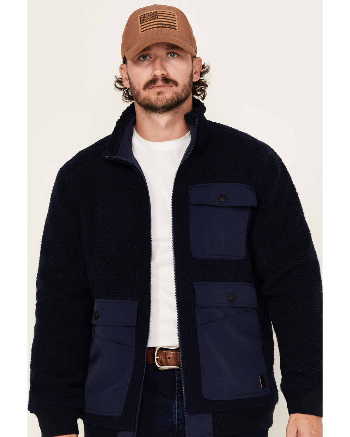 Brothers and Sons Men's Hart Reversible Sherpa Jacket