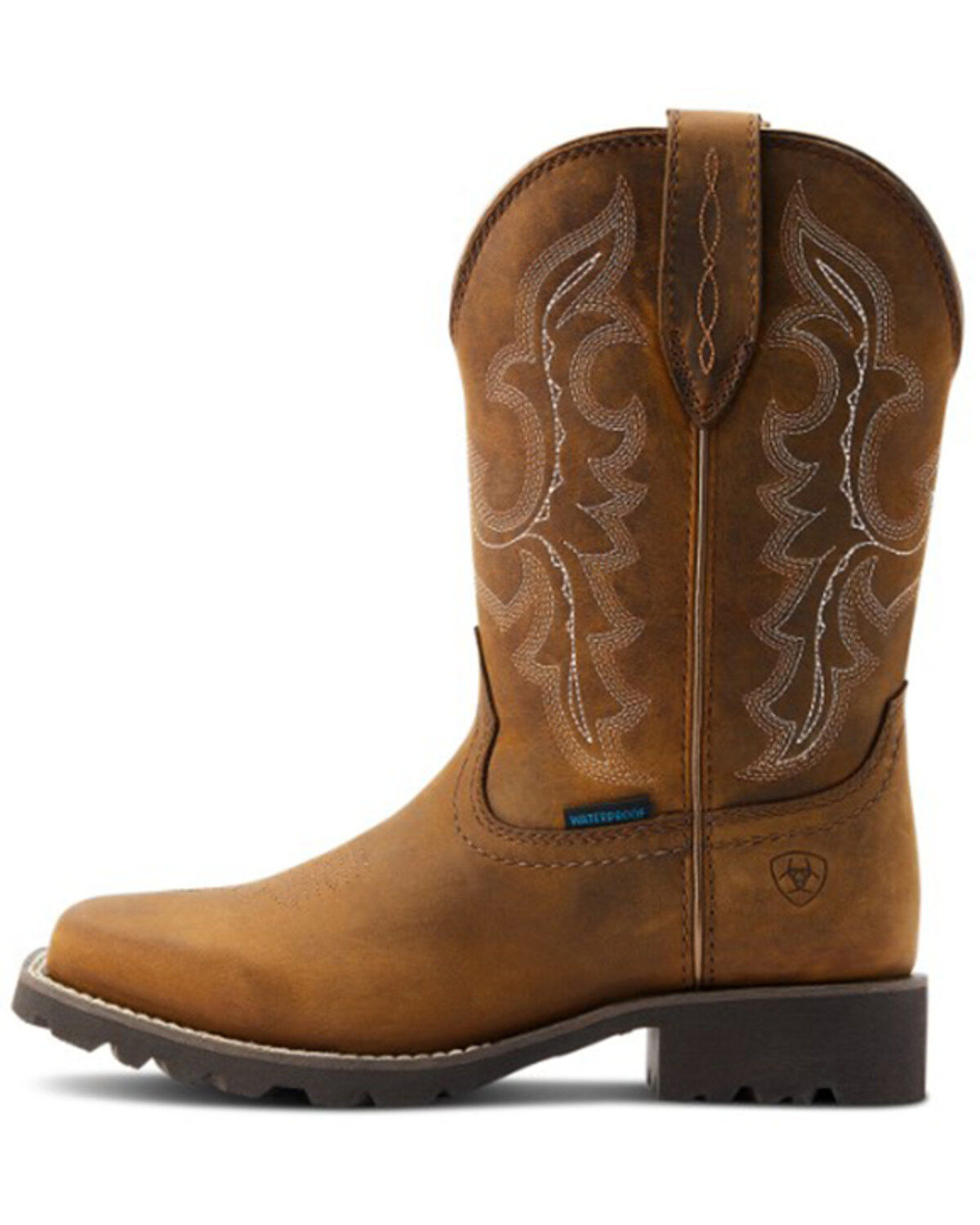 Ariat Women's Unbridled Rancher H2O Oily Distressed Western Boots - Square Toe