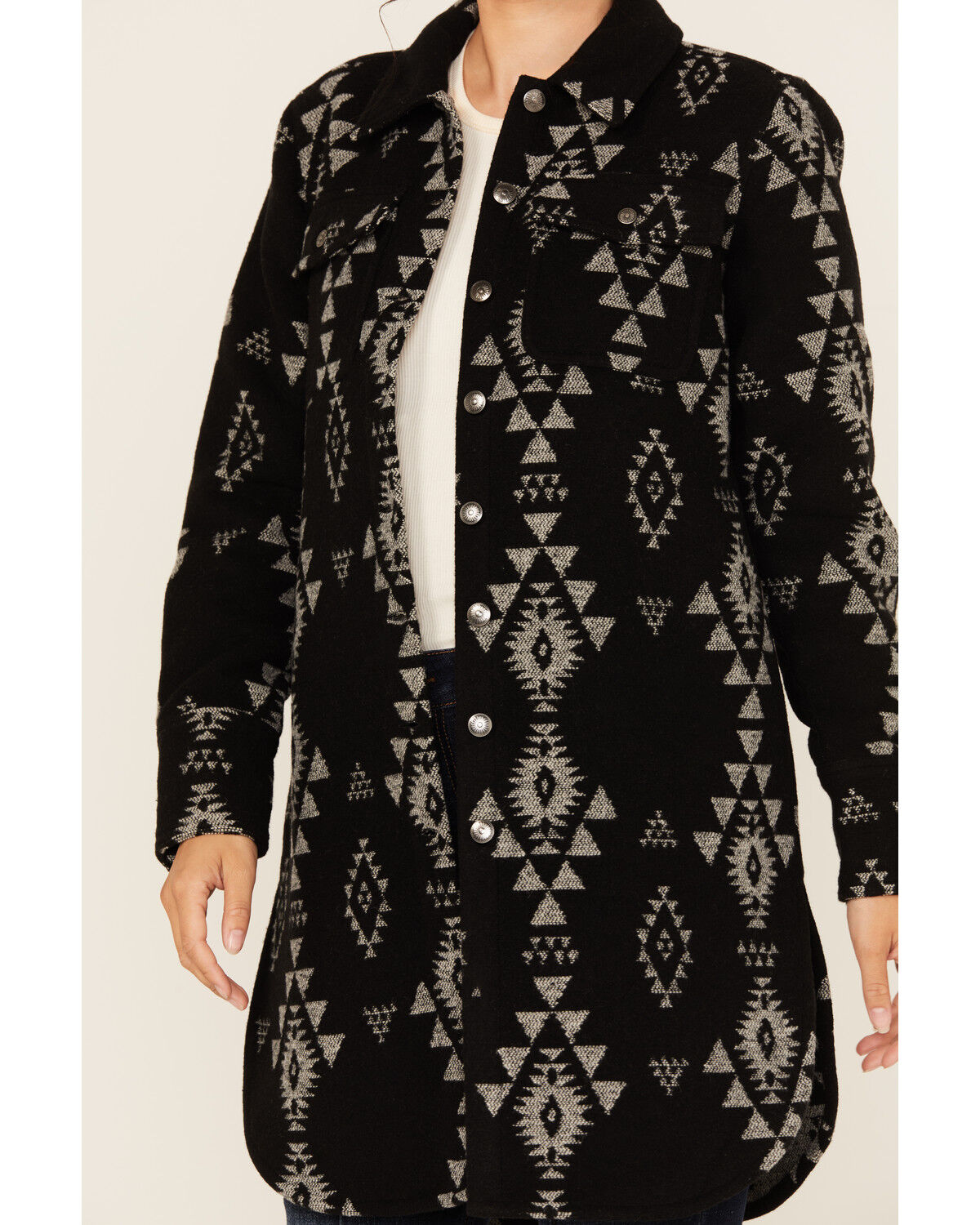 Shyanne Women's Southwestern Print Button-Down Shacket