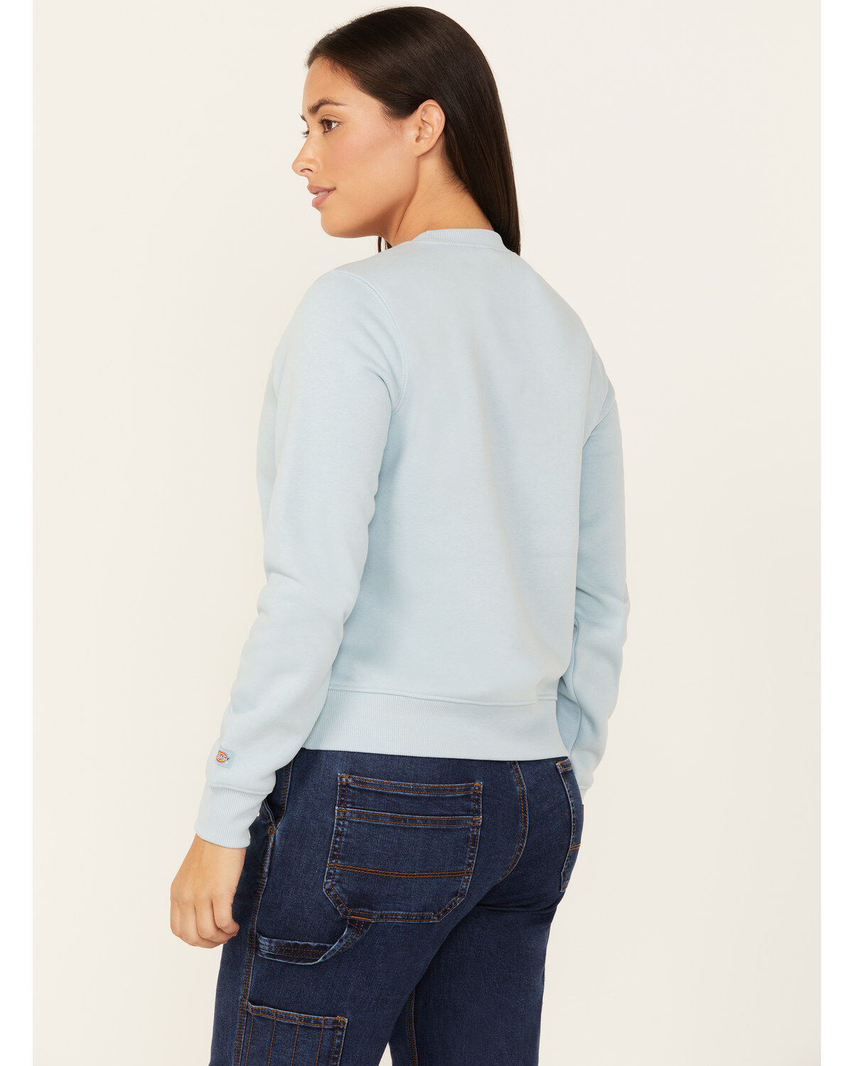 Dickies Women's Heavyweight Wordmark Crew Neck Fleece Sweatshirt