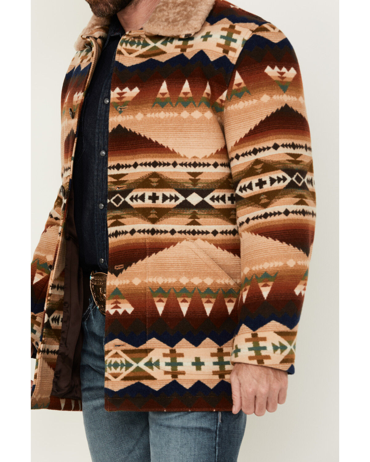 Pendleton Men's Brownsville Multicolored Print Coat
