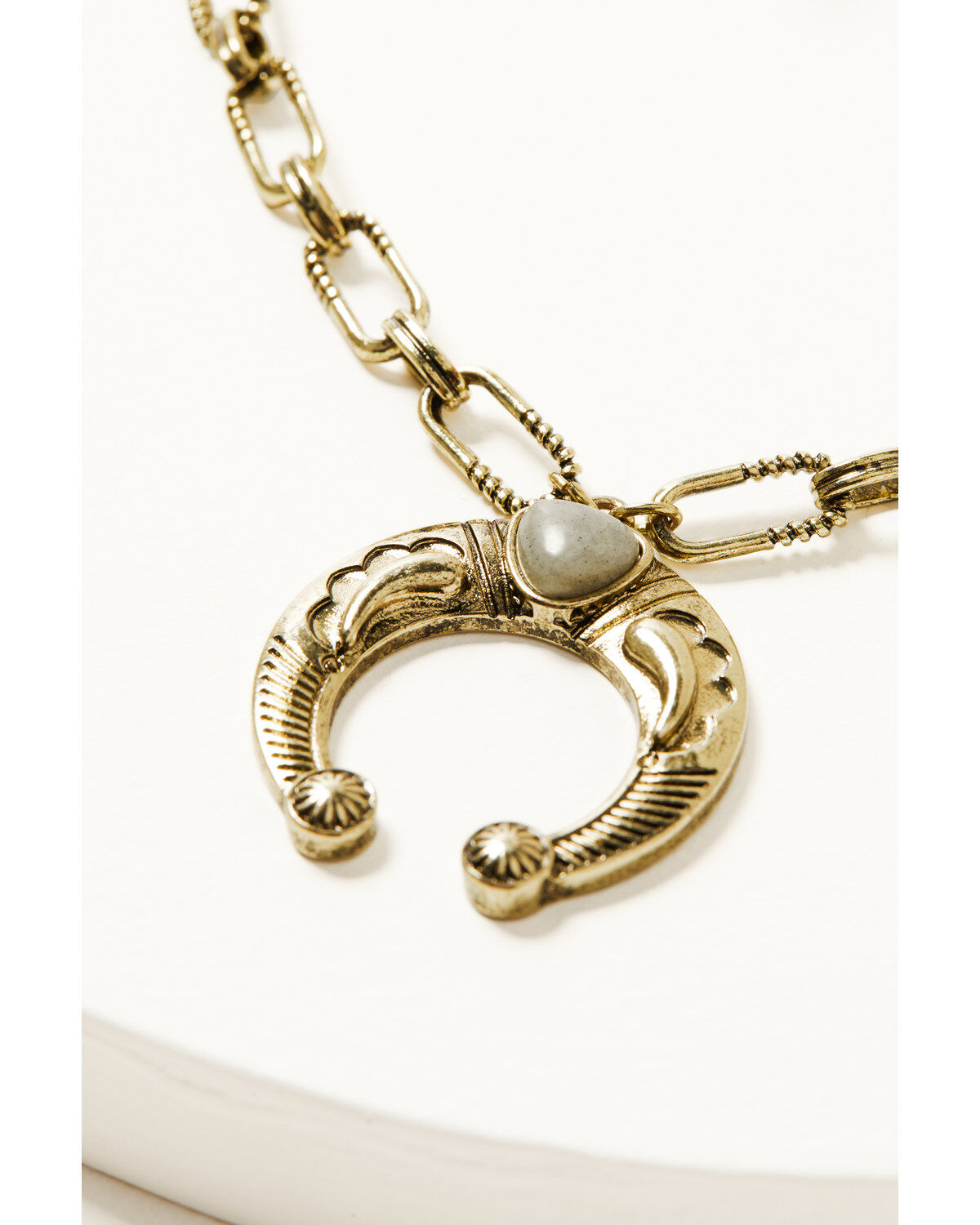 Shyanne Women's Soleil Squash Blossom Gold Necklace