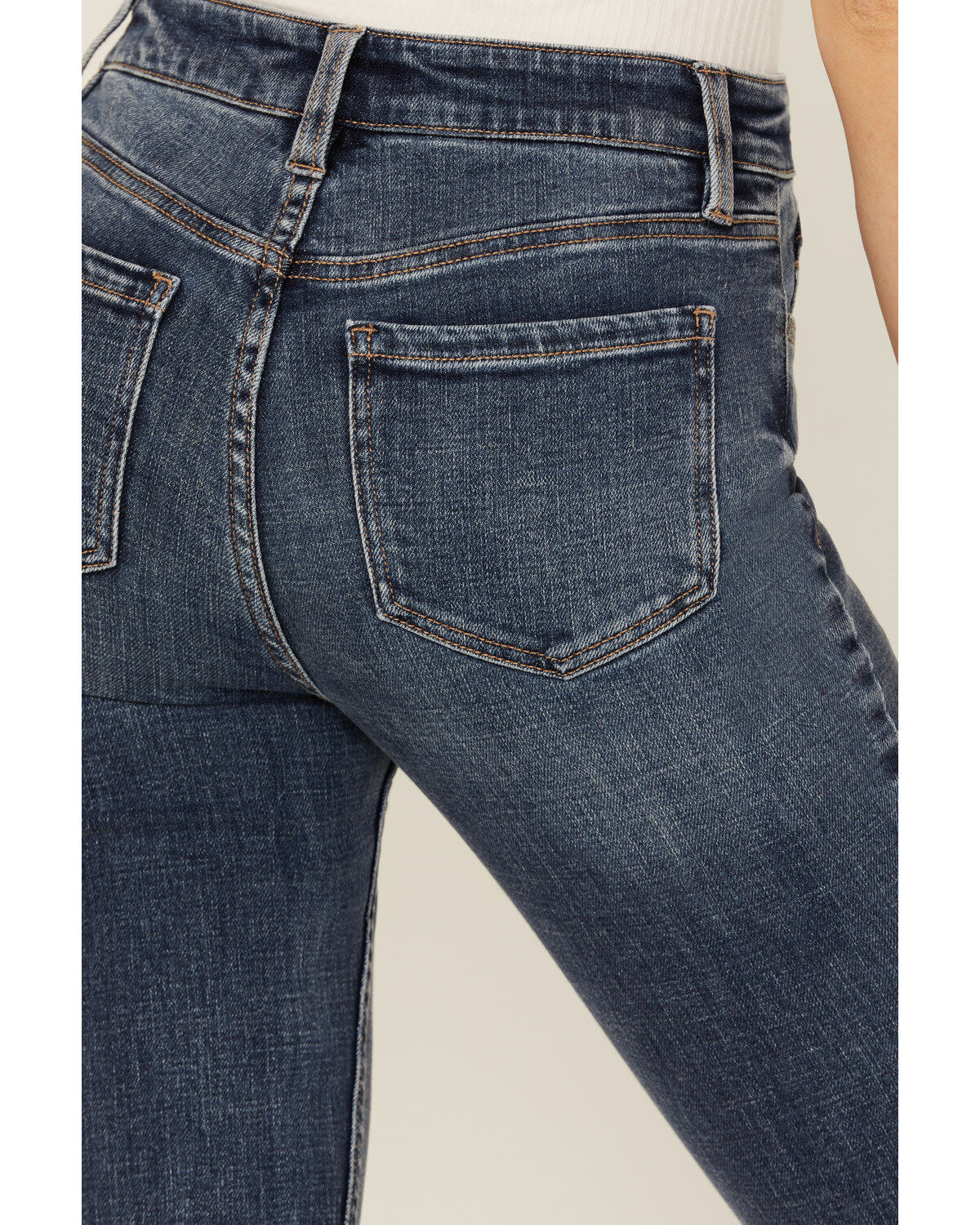 Shyanne Women's Medium Wash Celeste Honeysuckle High Rise Bootcut Stretch Denim Jeans