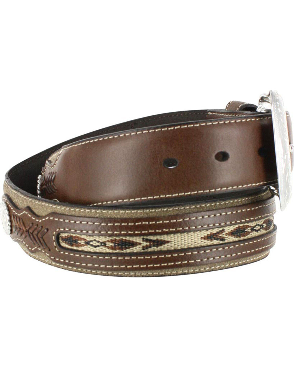 Cody James Men's Roughout Overlay Western Belt