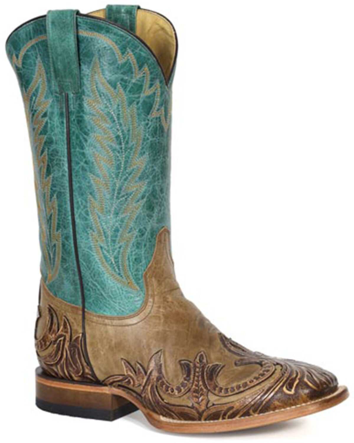 Stetson Men's Judson Western Boots - Broad Square Toe