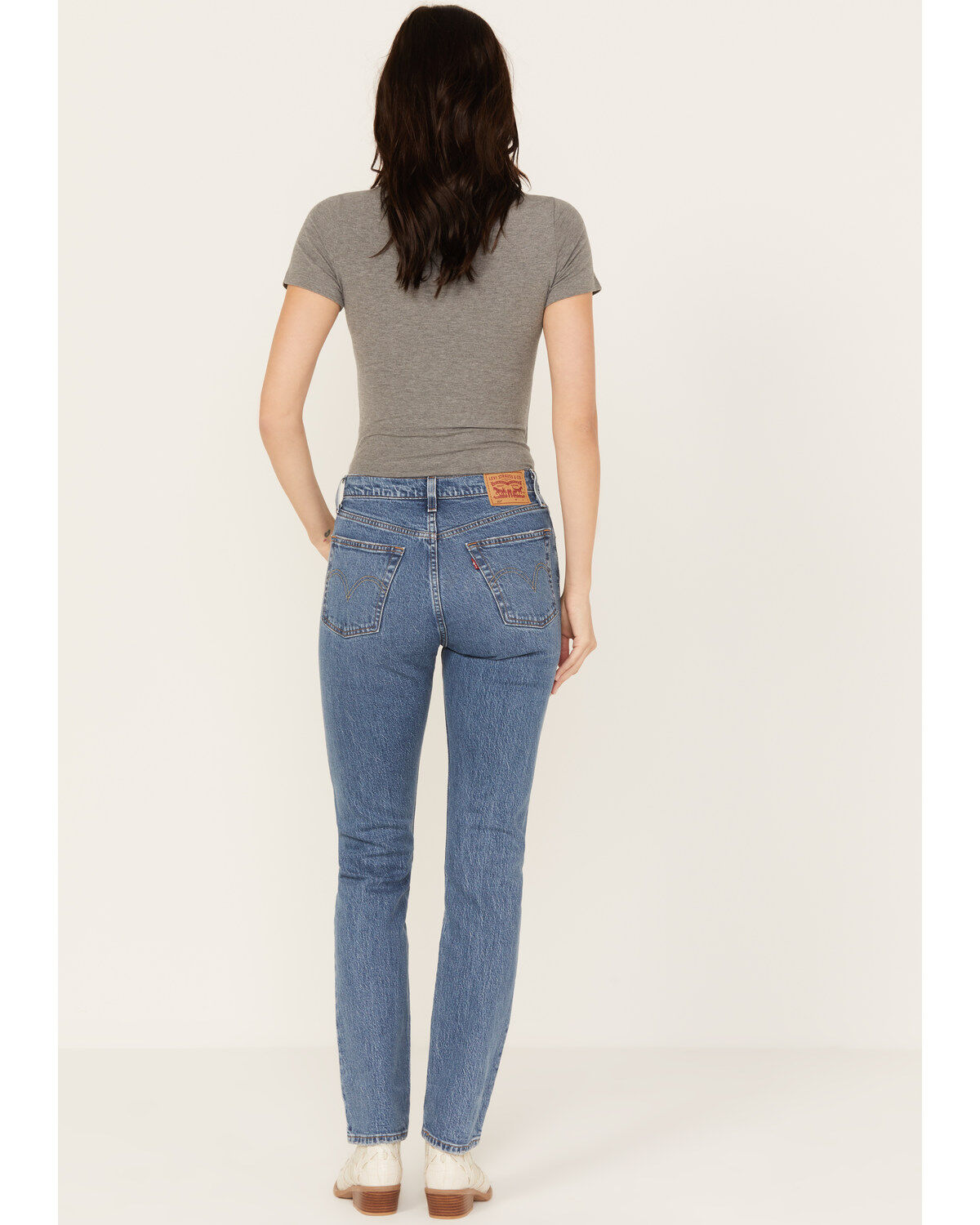 Levi's Women's Medium Wash 501 Worn In Jeans