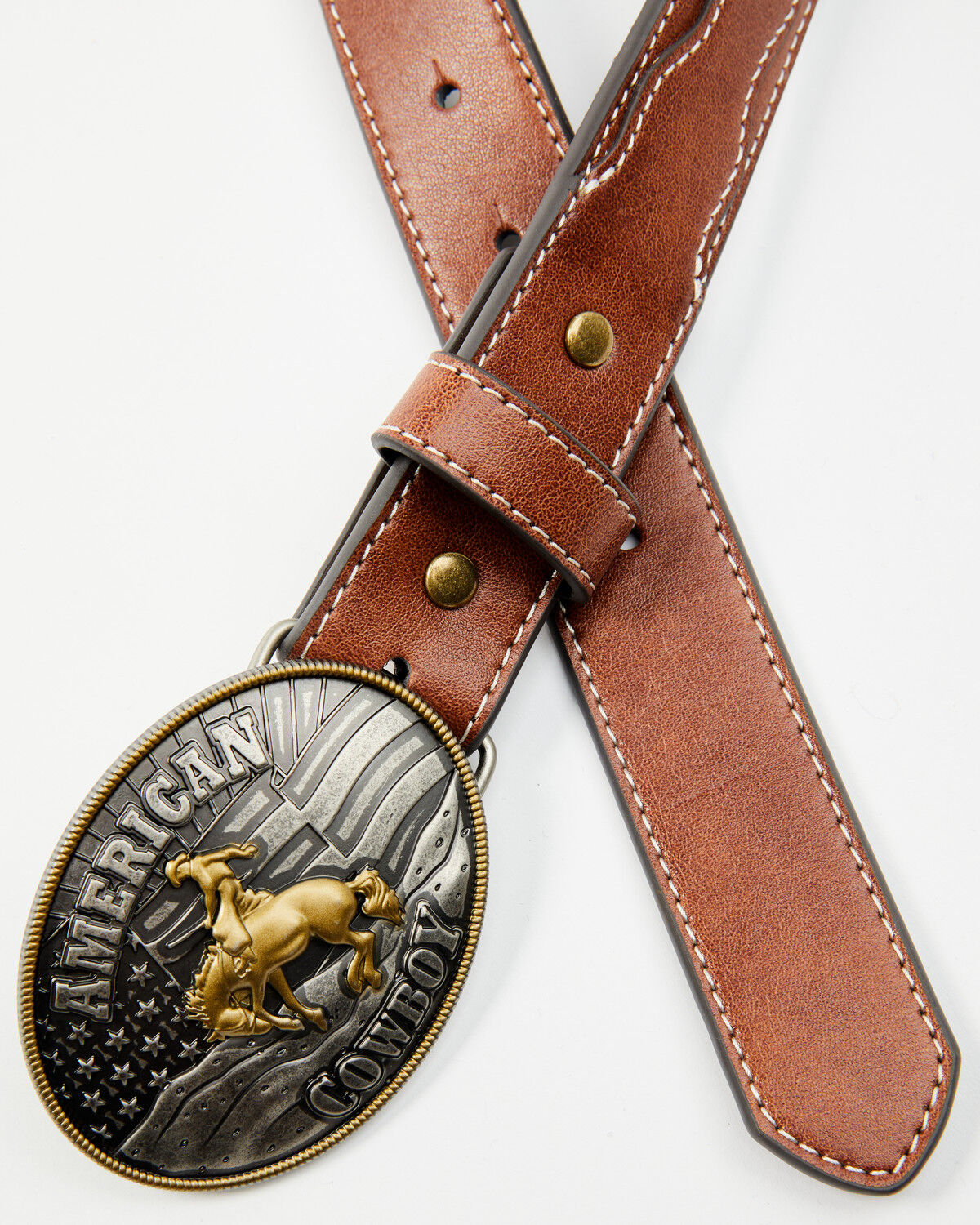 Cody James Boys' Caleb American Cowboy Buckle Belt