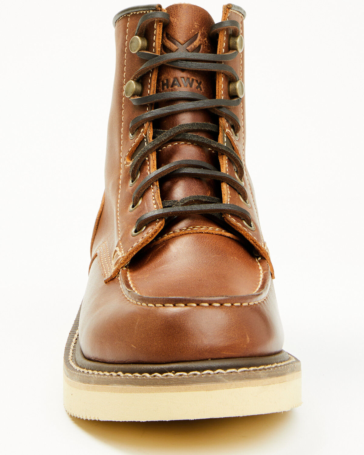 Hawx Men's 6" Lace-Up Moc Work Boots - Soft Toe