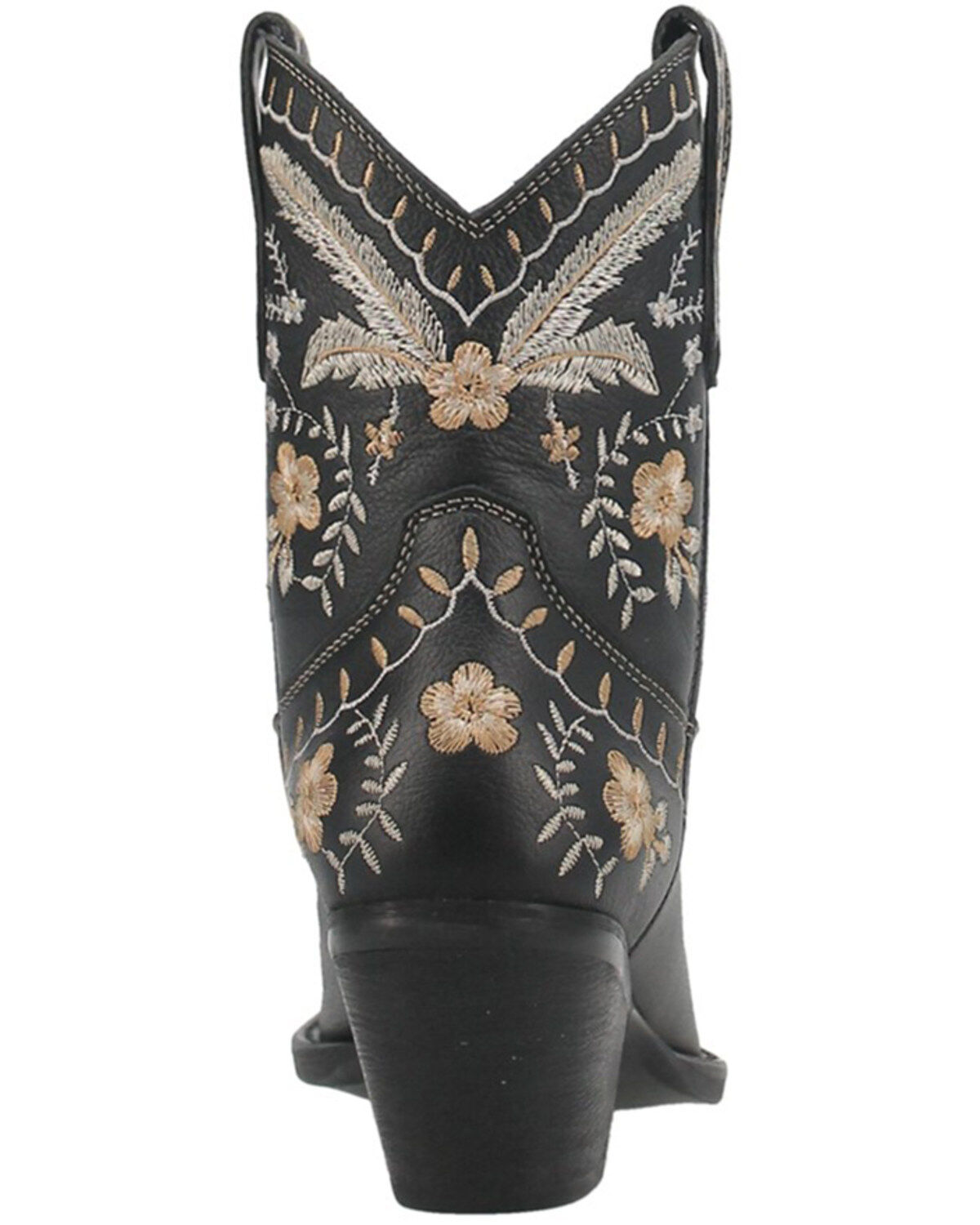 Dingo Women's Primrose Embroidered Floral Western Booties - Snip Toe