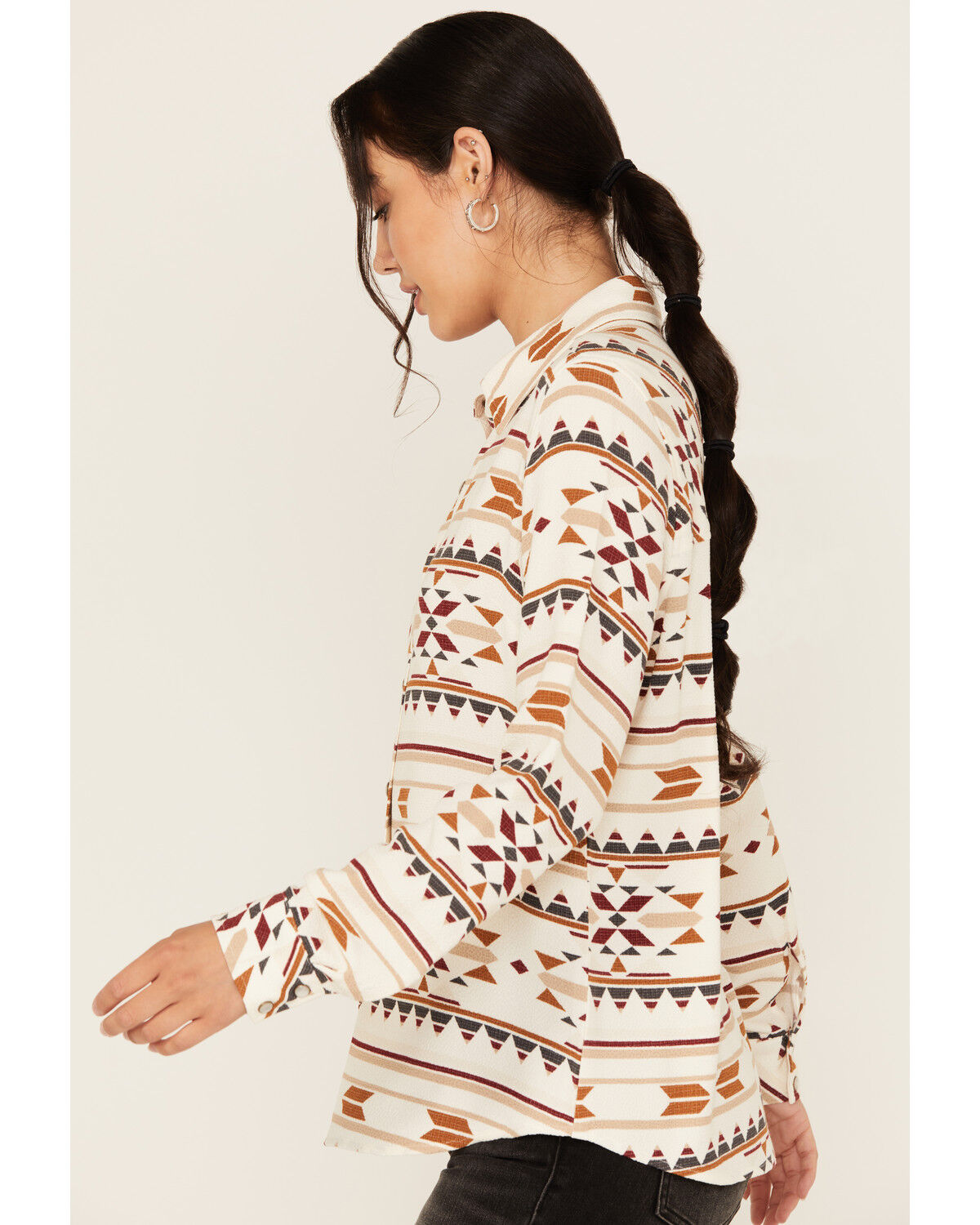 Idyllwind Women's Maplegrove Southwestern Print Long Sleeve Western Shirt