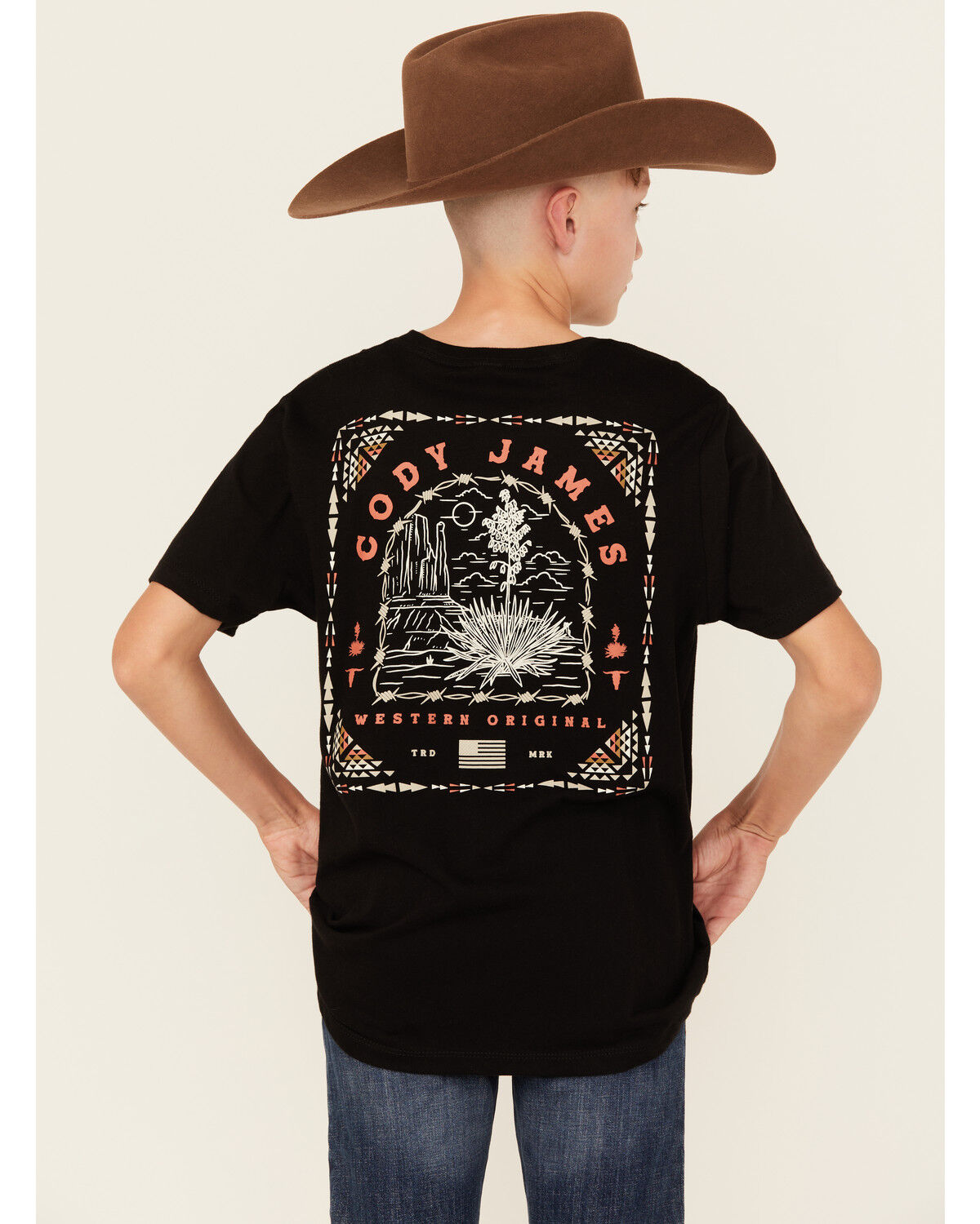 Cody James Boys' Agave Logo Short Sleeve Graphic T-Shirt
