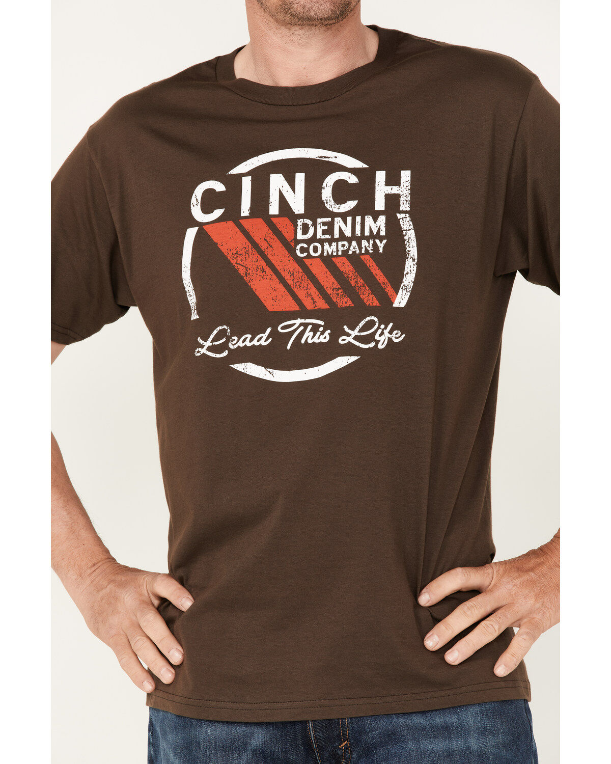 Cinch Men's Lead This Life Logo Graphic T-Shirt