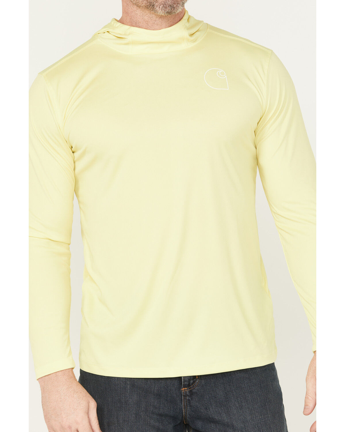 Carhartt Men's Force Sun Defender&reg; Lightweight Long Sleeve Hooded Work Shirt