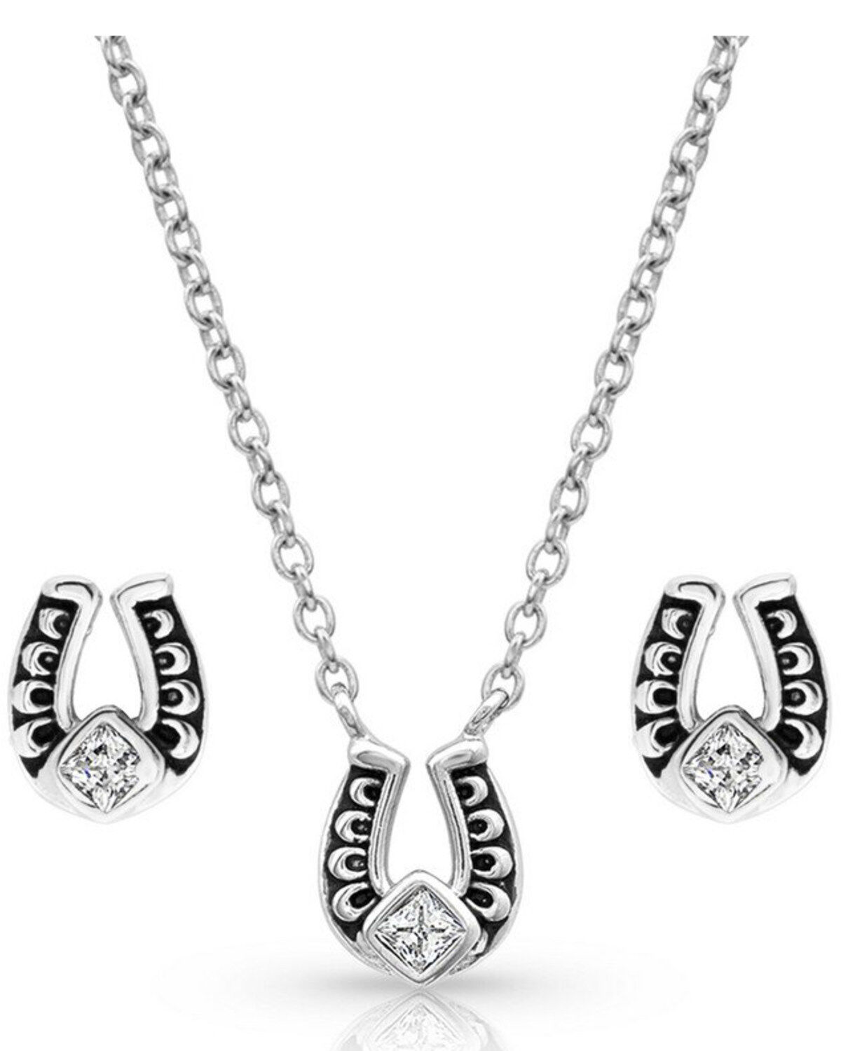 Montana Silversmiths Women's Keep A Little Luck Jewelry Set - 2 Piece