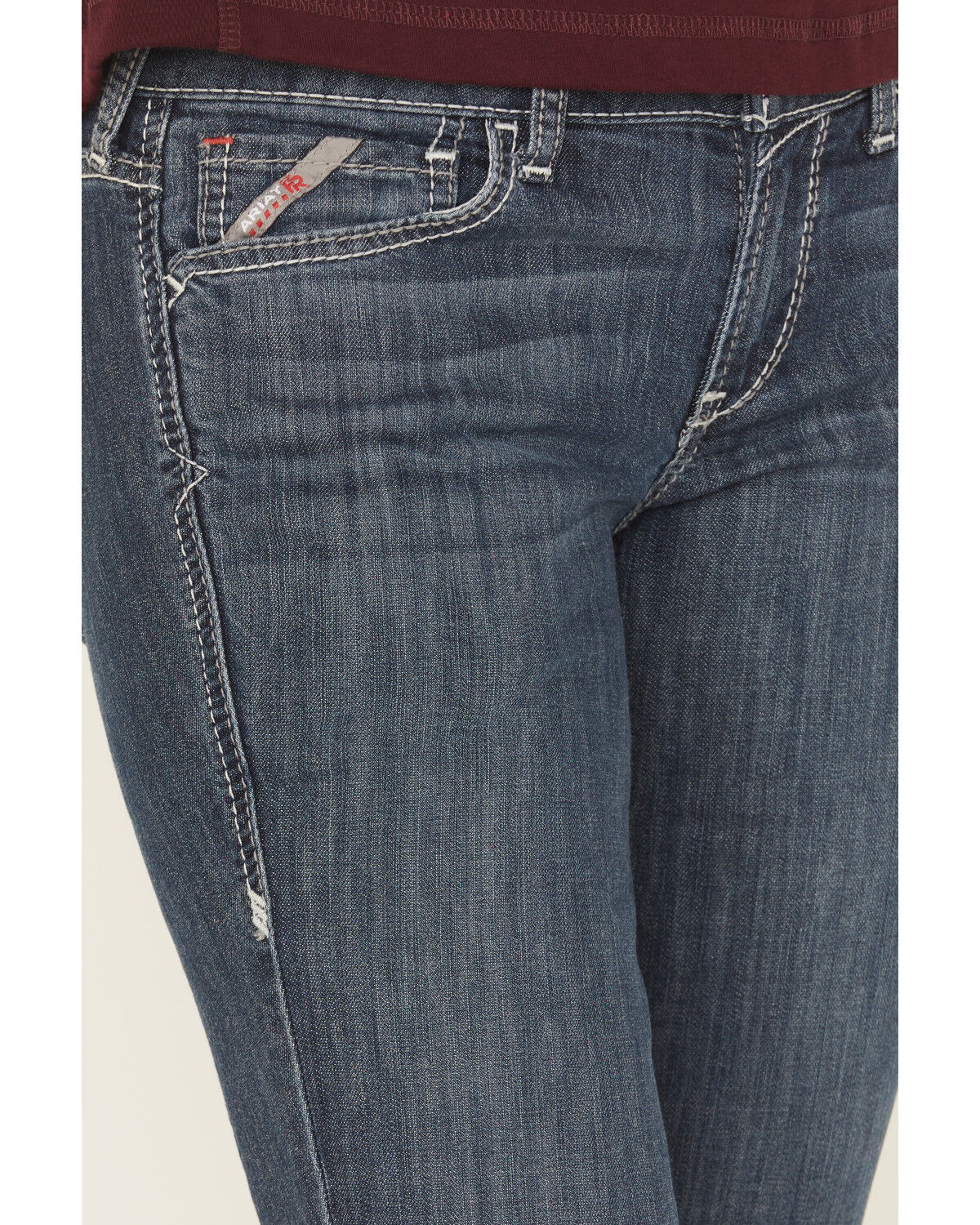 Ariat Women's FR Mid Rise Durastretch Duralight Ella Bootcut Jeans