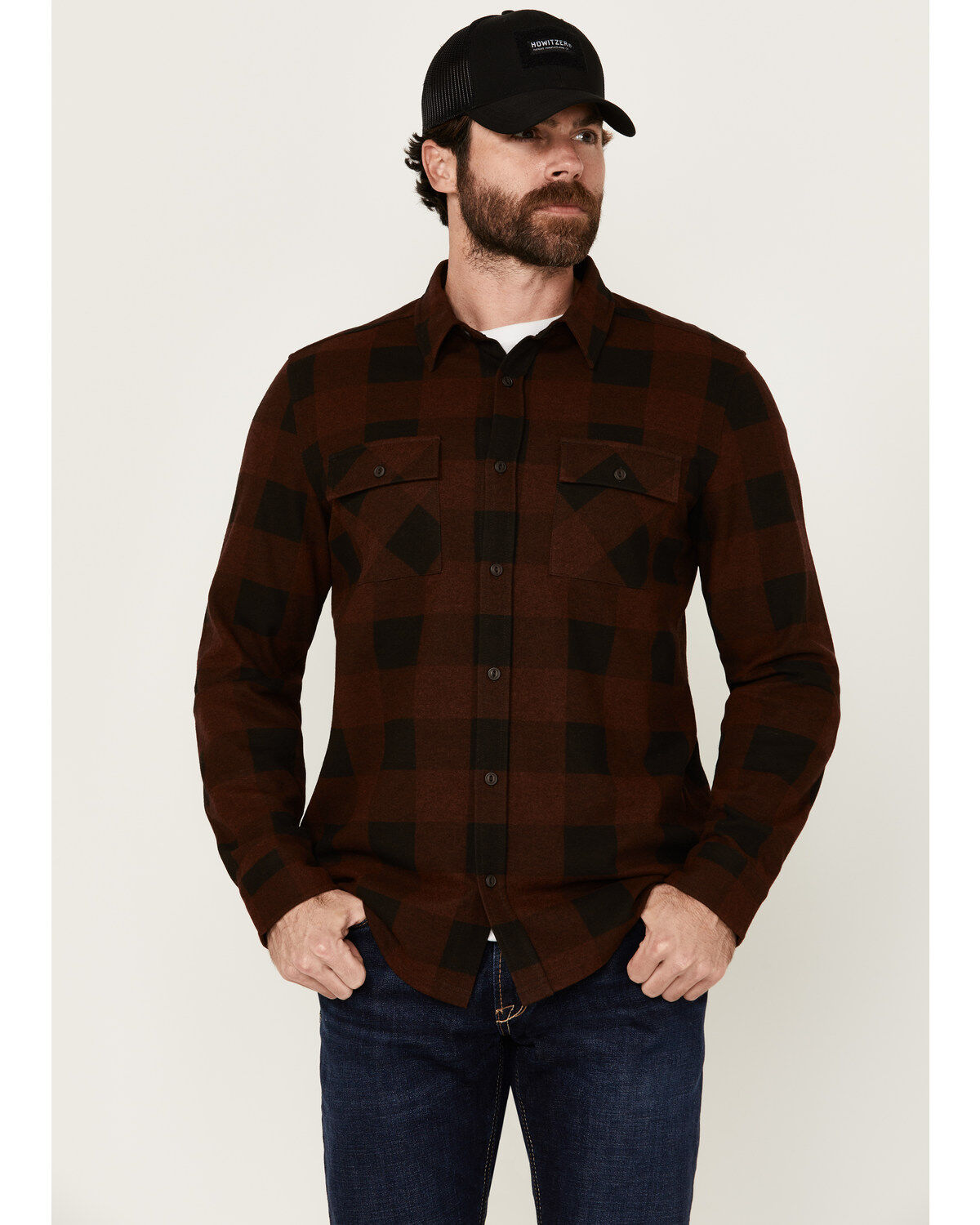Brothers and Sons Men's Kent Plaid Print Long Sleeve Button-Down Shirt