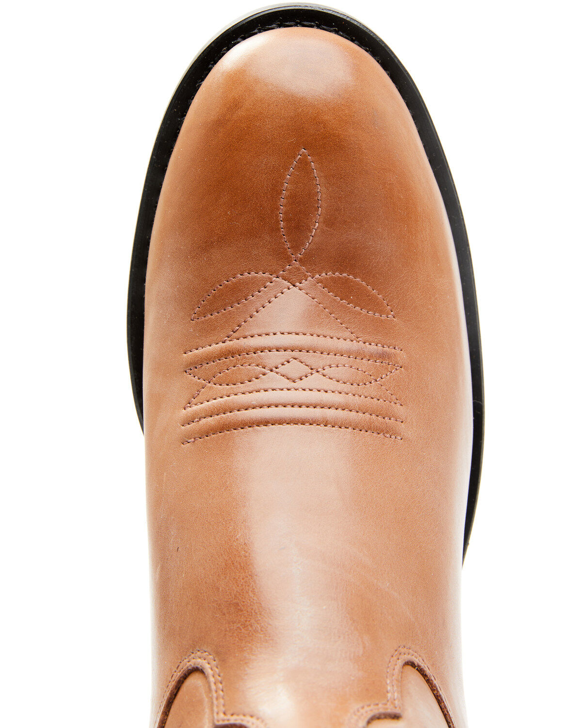 Old West Little Girls' Corona Calfskin Western Boots - Round Toe