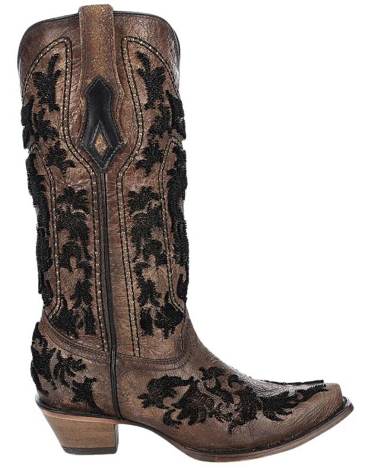 Corral Women's Crackled Bristle Western Boots - Snip Toe