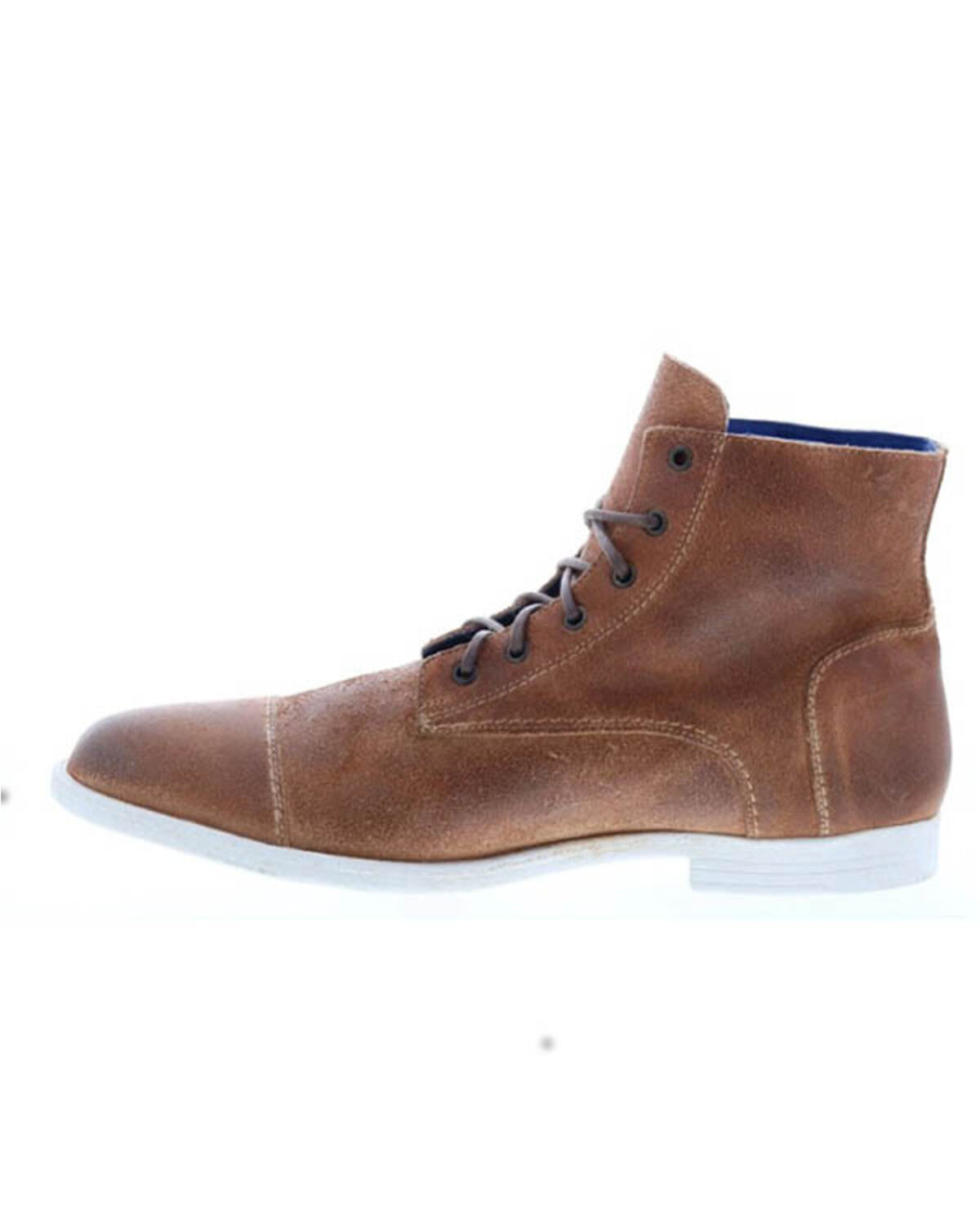 Bed Stu Men's Leonardo Leather Lace-Up Casual Boot - Round Toe
