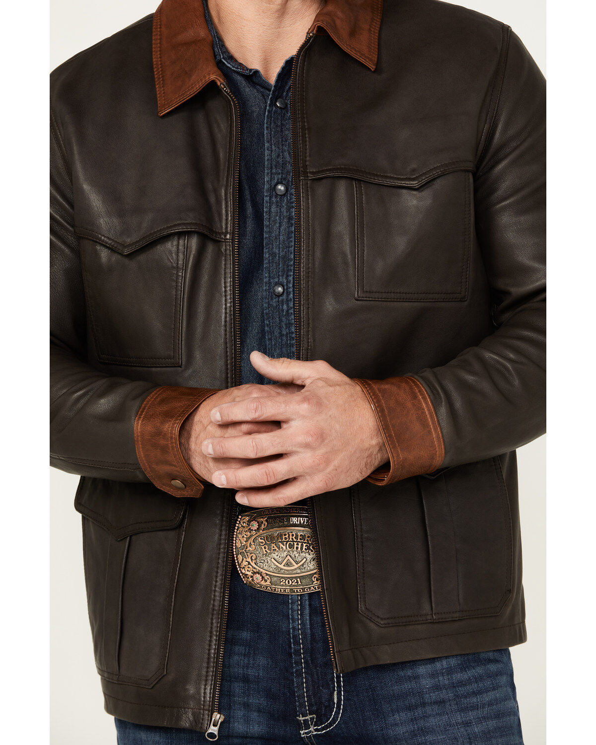 Scully Men's Leather Fringe Jacket