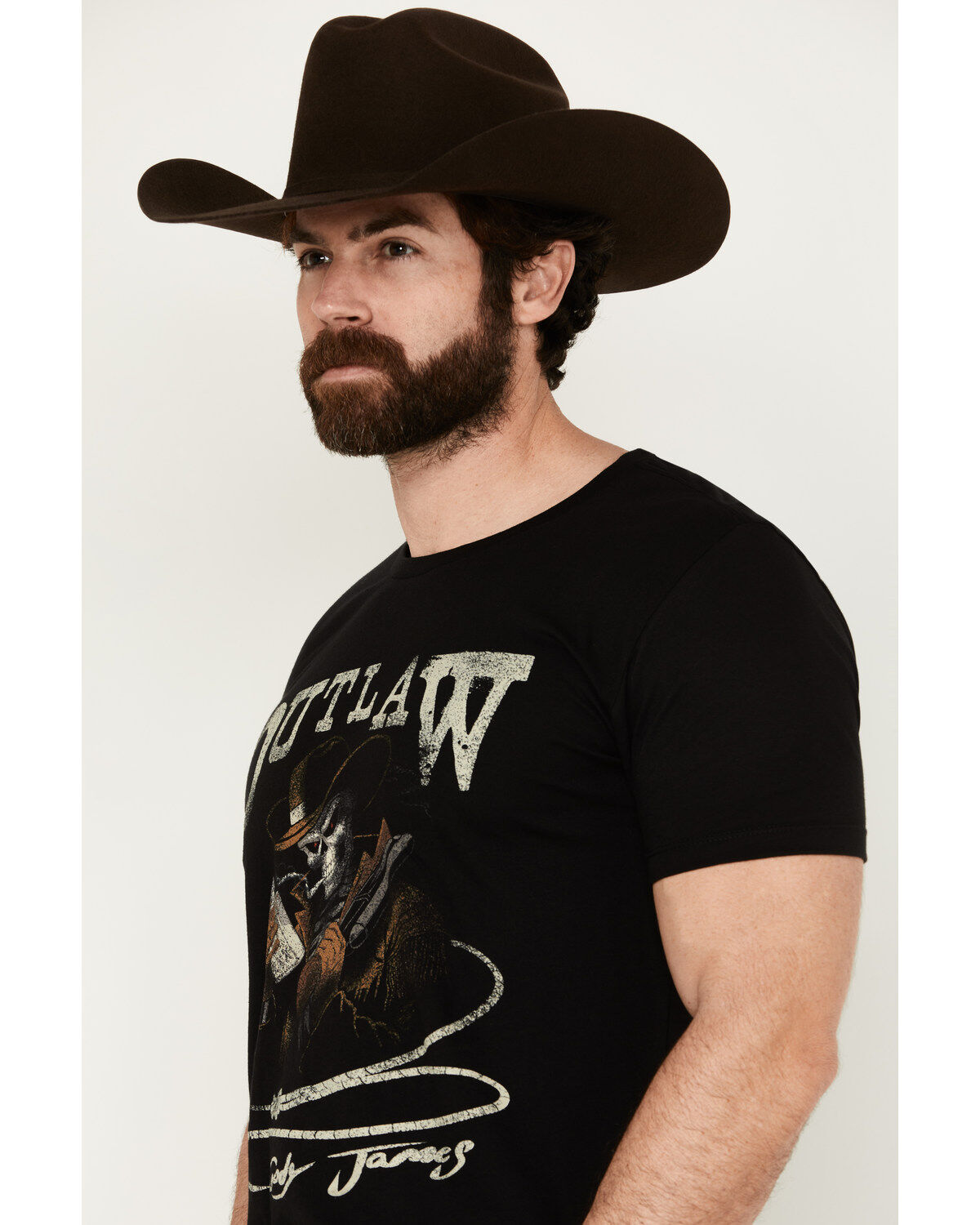 Cody James Men's Outlaw Short Sleeve Graphic T-Shirt