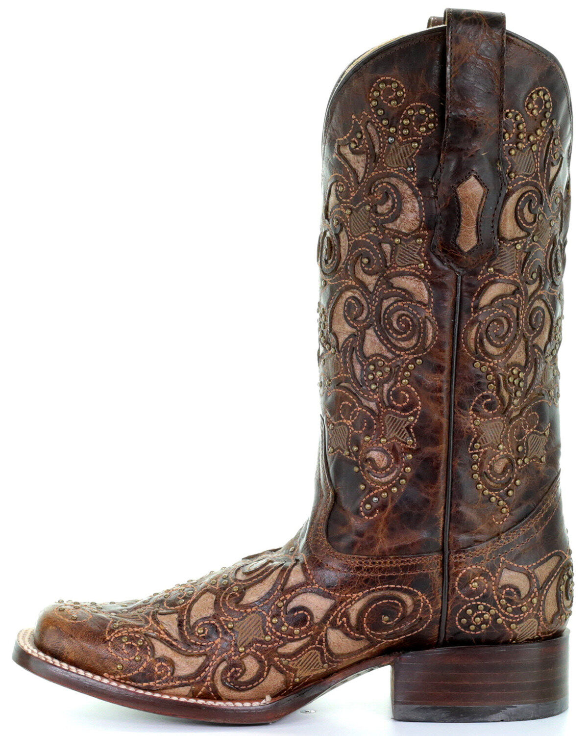 Corral Women's Embroidered Stud Inlay Western Boots