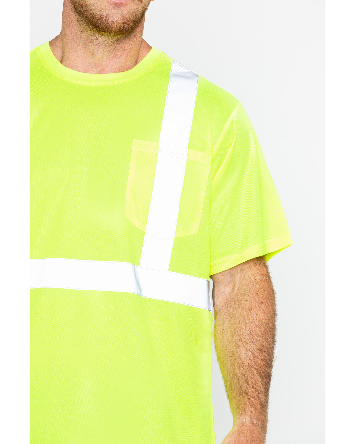 Hawx Men's Short Sleeve Reflective Work Tee - Big & Tall