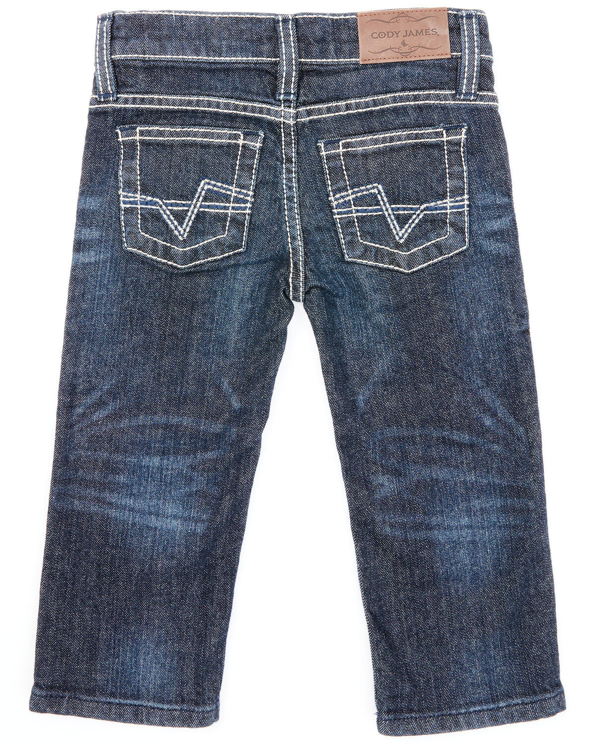 Cody James Toddler Boys' Night Hawk Medium Wash Mid Rise Stretch Relaxed Bootcut Jeans