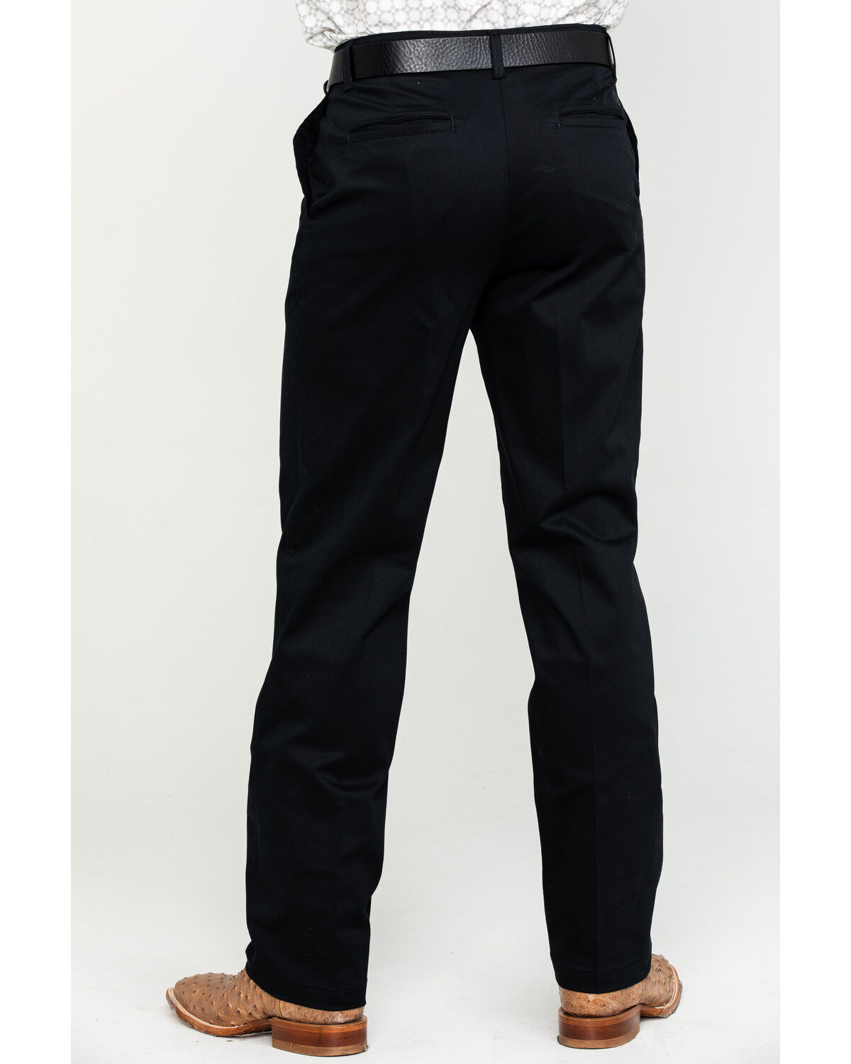 Wrangler Men's Casual Flat Front Western Pants