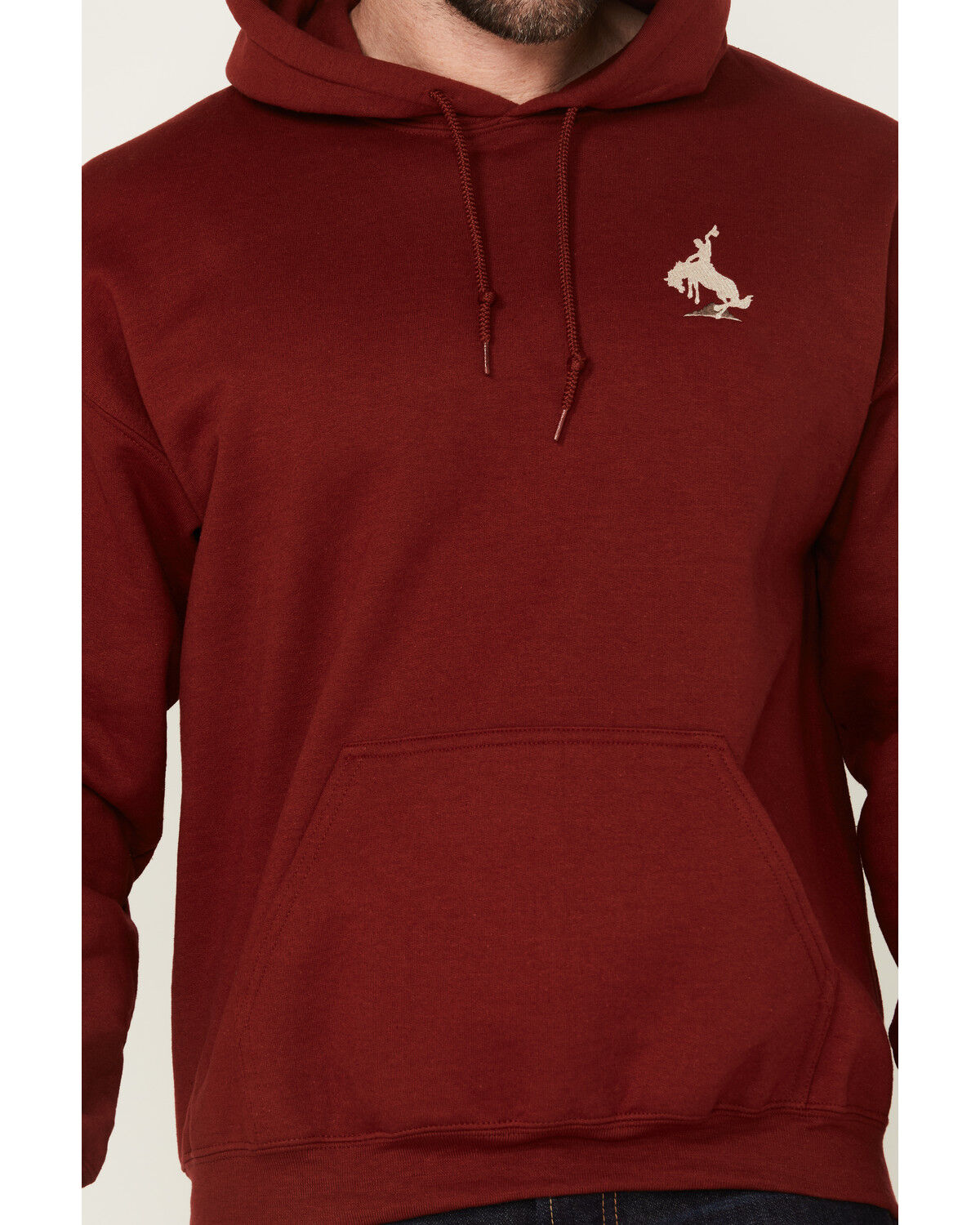 Riot Society Men's Boot Barn Exclusive Bucking Bronco Embroidered Hooded Sweatshirt