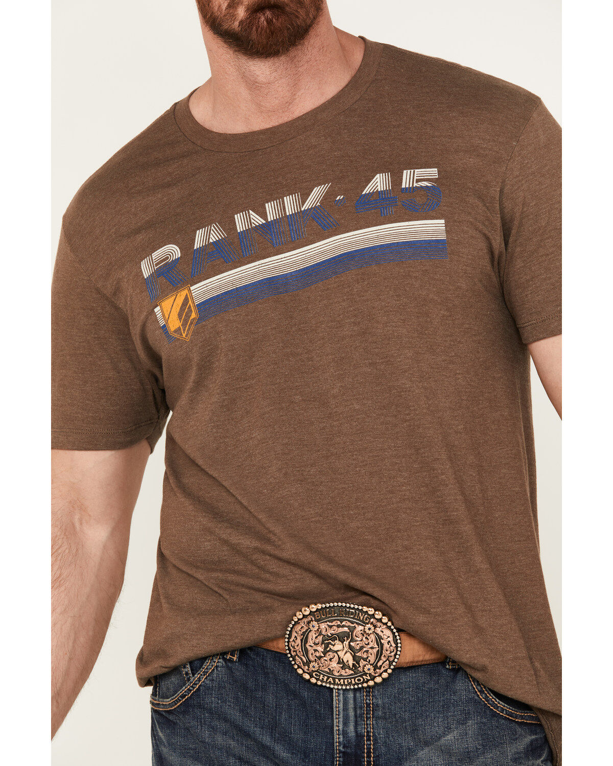 RANK 45&reg; Men's Logo Short Sleeve Graphic T-shirt