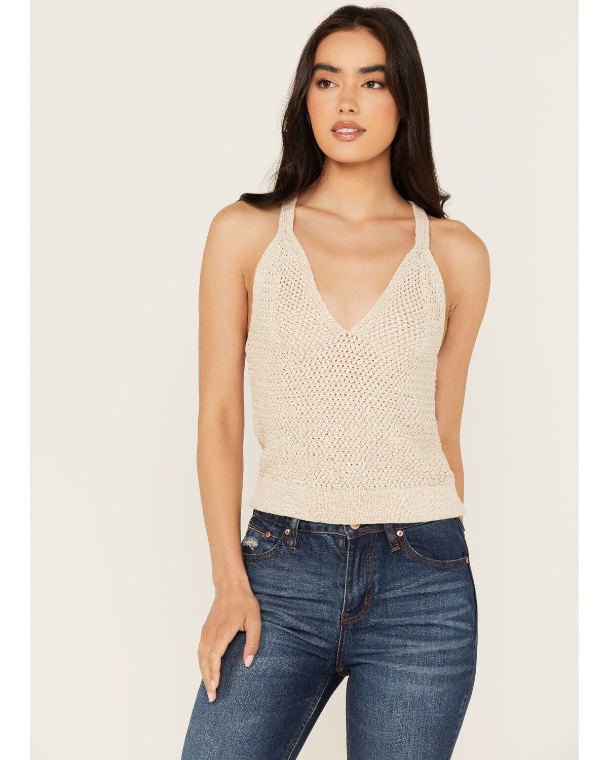 Cleo + Wolf Women's Sweater Knit Tank