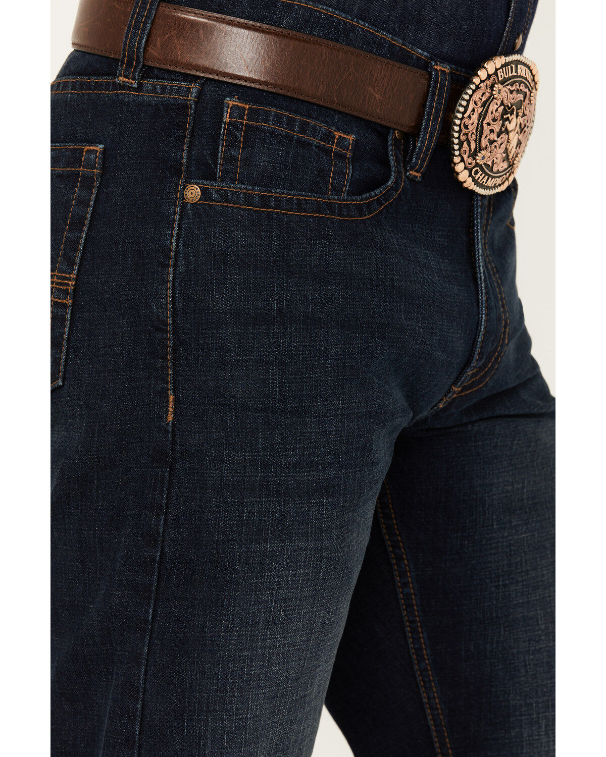 Cody James Men's Dark Wash Reiner Relaxed Bootcut Denim Jeans