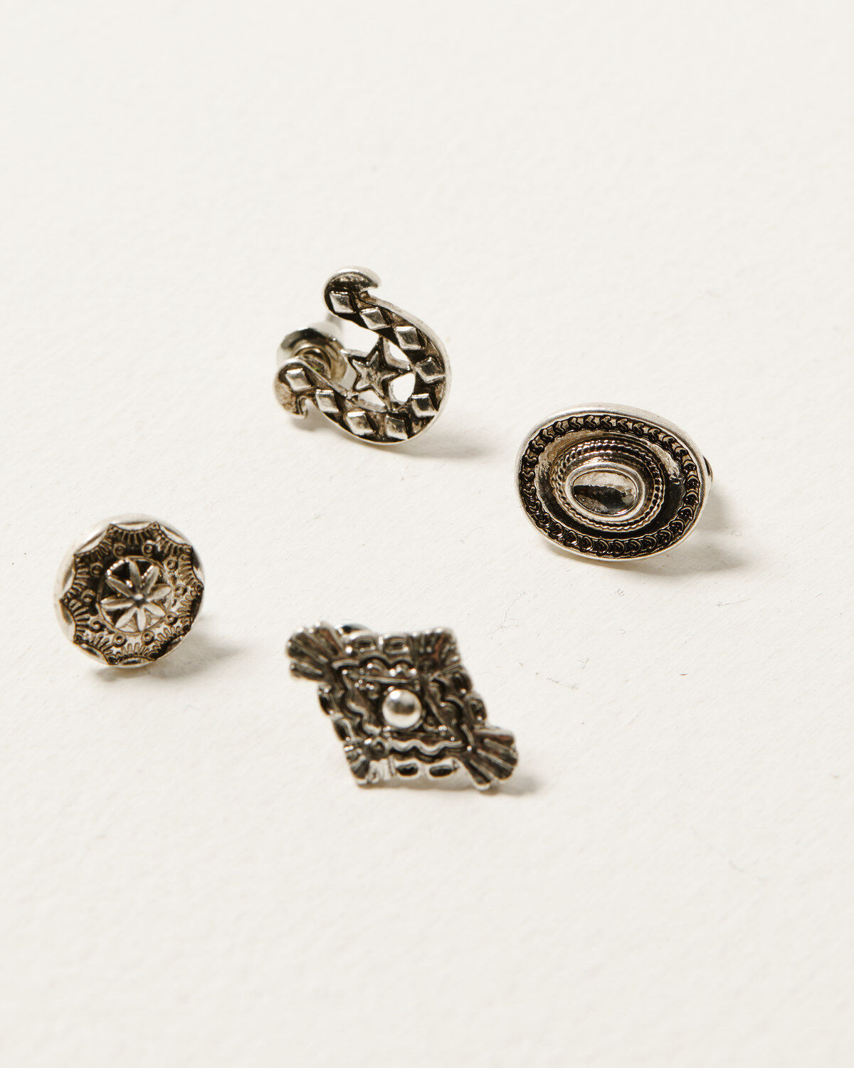 Idyllwind Women's Amesley Cove Antique Silver Earring Set - 10 Piece