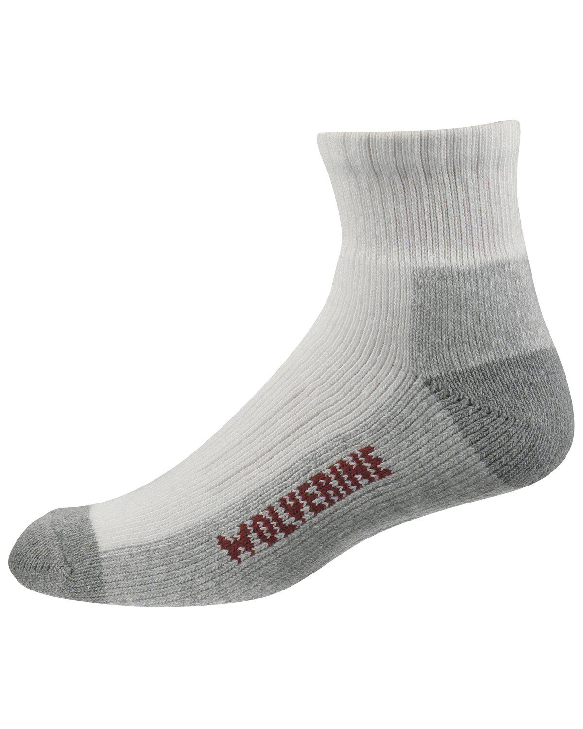 Wolverine Men's 100 Quarter Fit Work Socks - 2 Pack