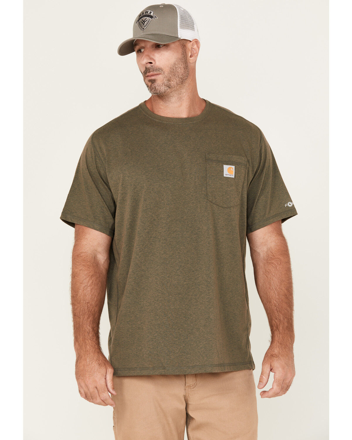 Carhartt Men's Force Relaxed Fit Midweight Short Sleeve Pocket T-Shirt