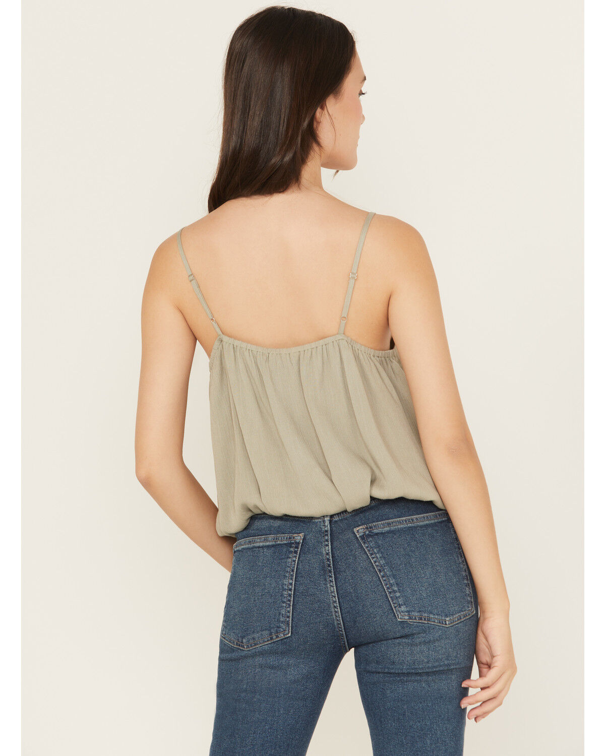 Rock & Roll Denim Women's Studded Elastic Hem Cami