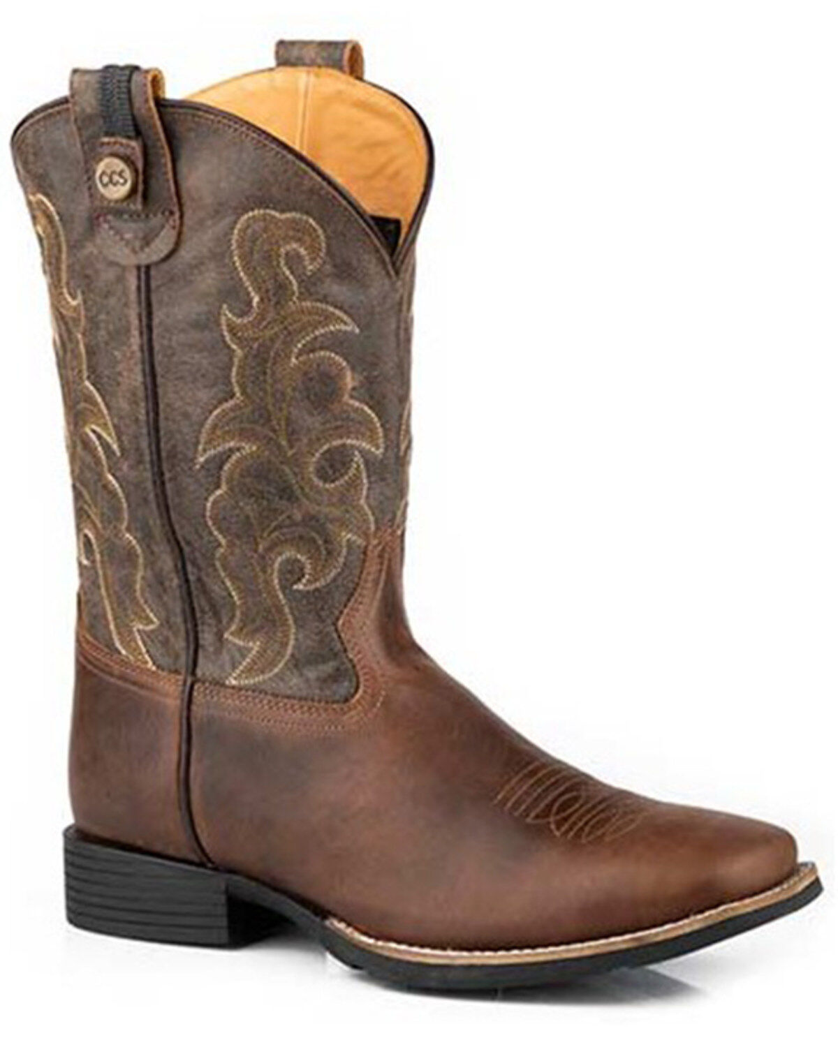 Roper Men's Trigger Concealed Carry Western Boots - Square Toe