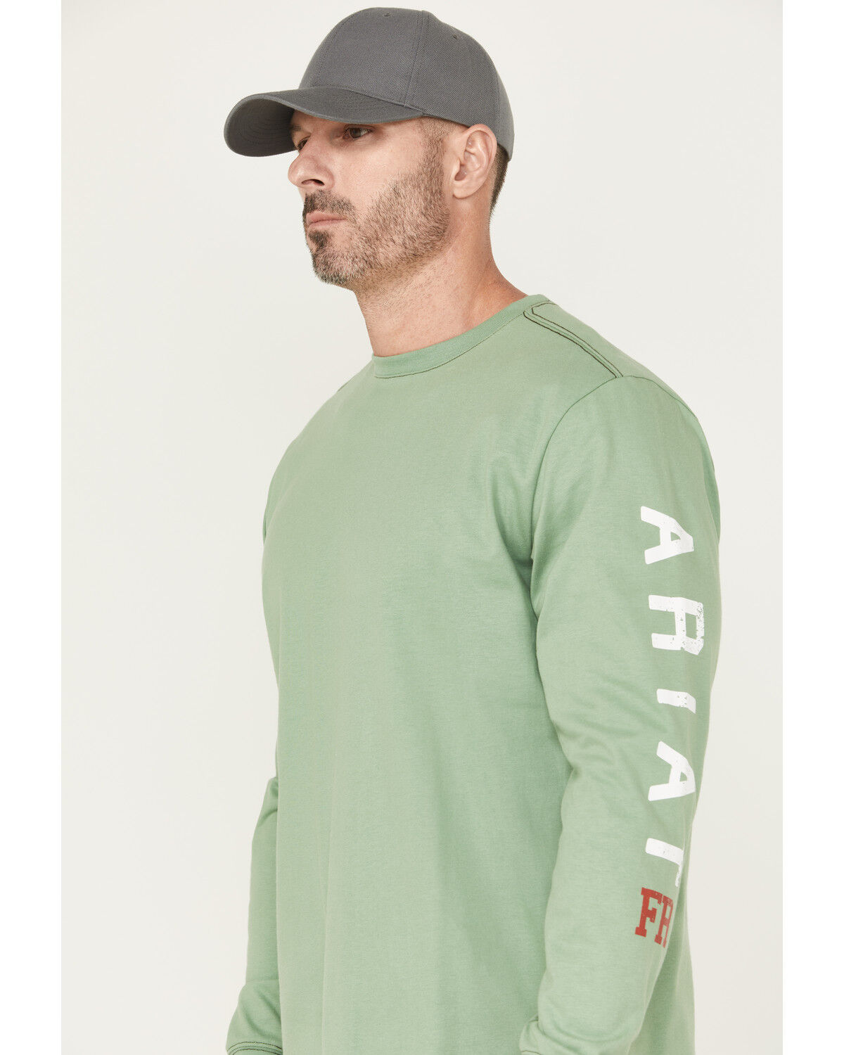 Ariat Men's FR Skull Logo Long Sleeve Graphic Work Shirt