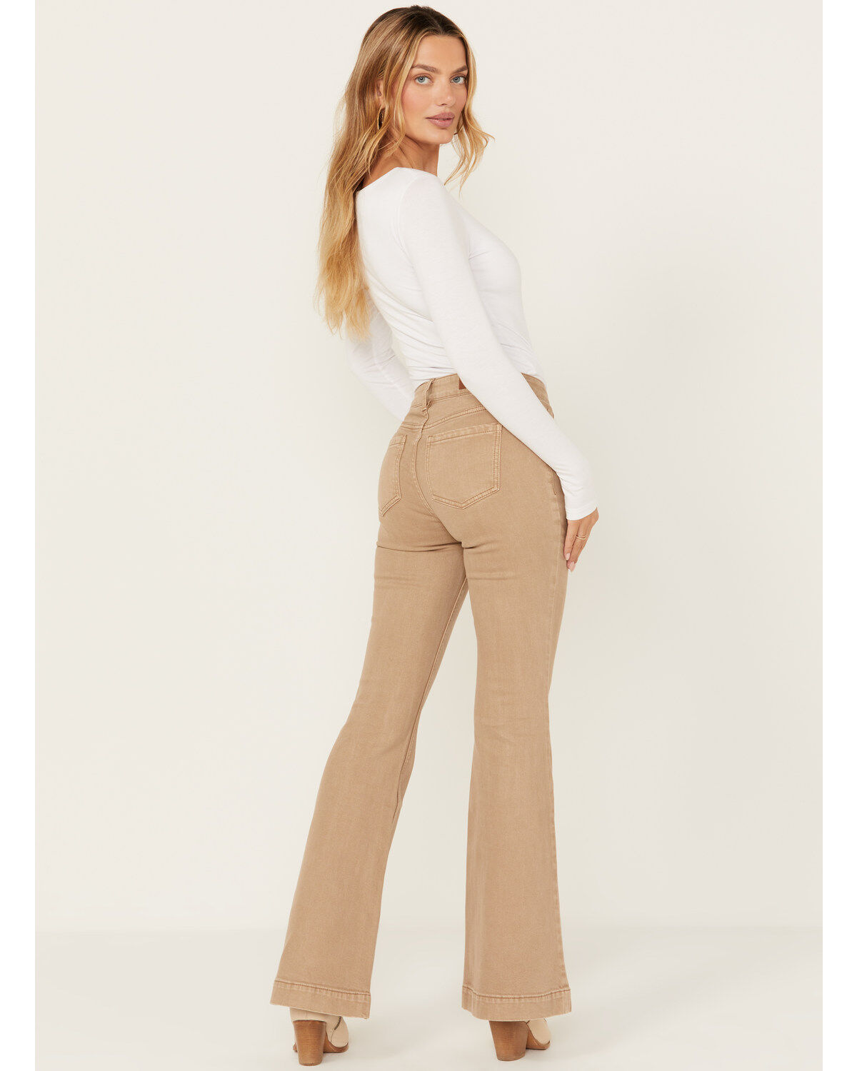 Shyanne Women's Tuffet High Rise Stretch Flare Jeans