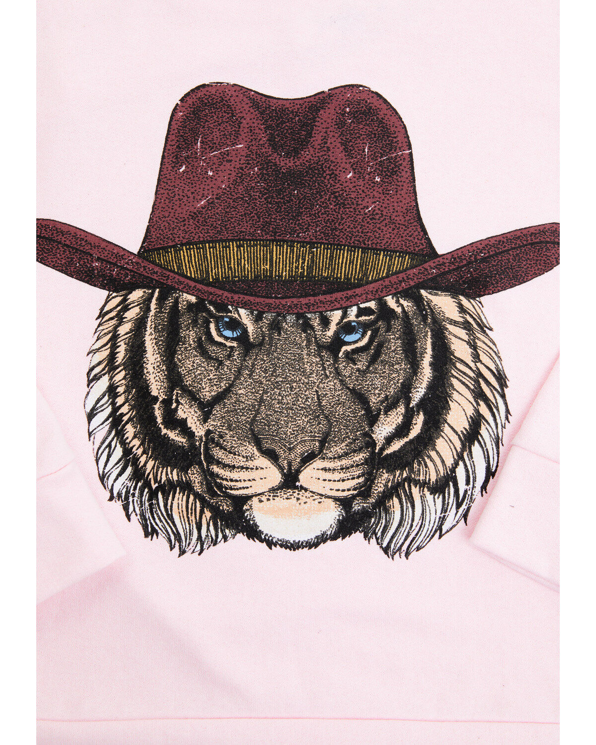 Somewhere West Toddler Girls' Cowboy Tiger Graphic Sweatshirt