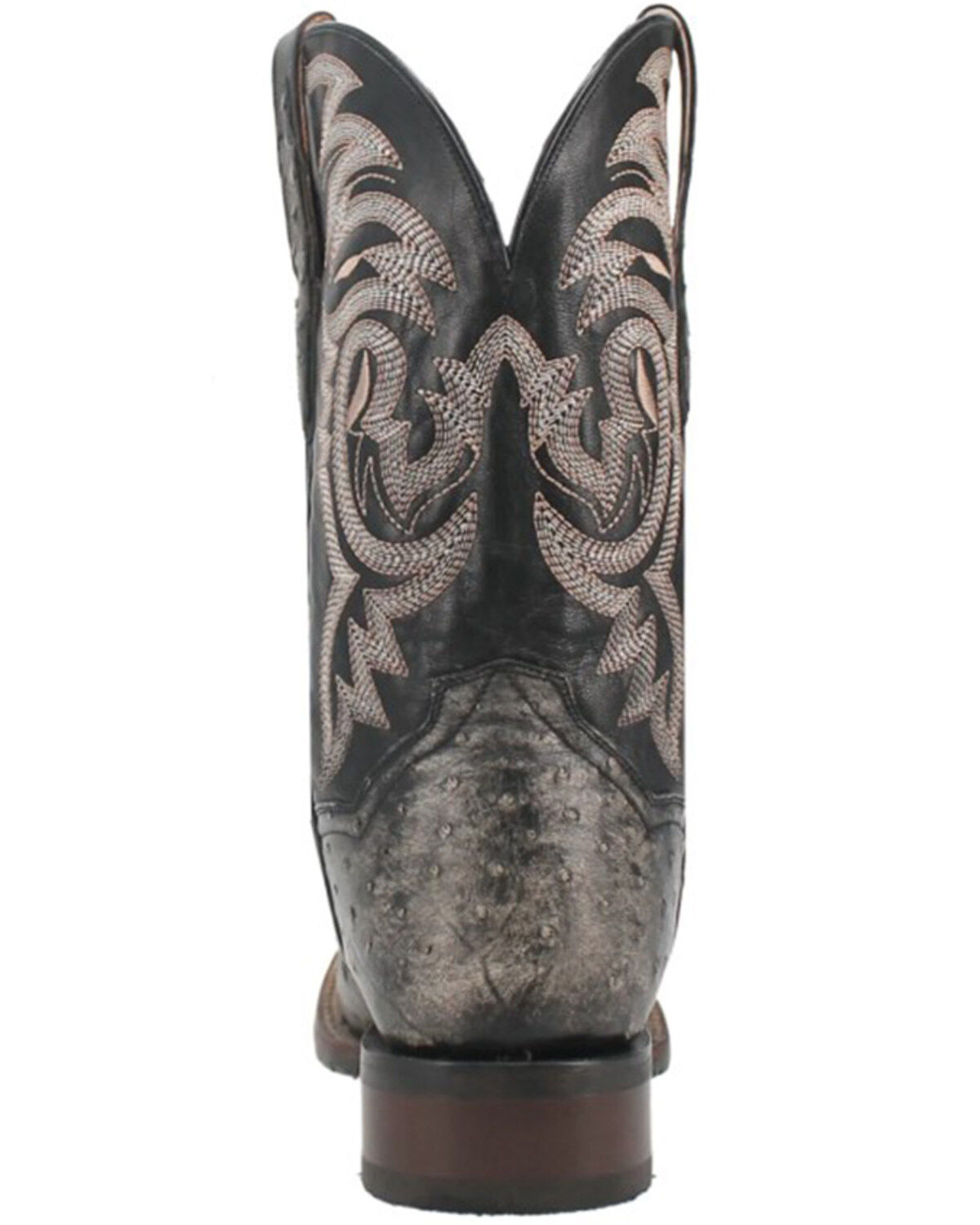 Dan Post Men's Dillinger Full Quill Ostrich Western Boots - Broad Square Toe