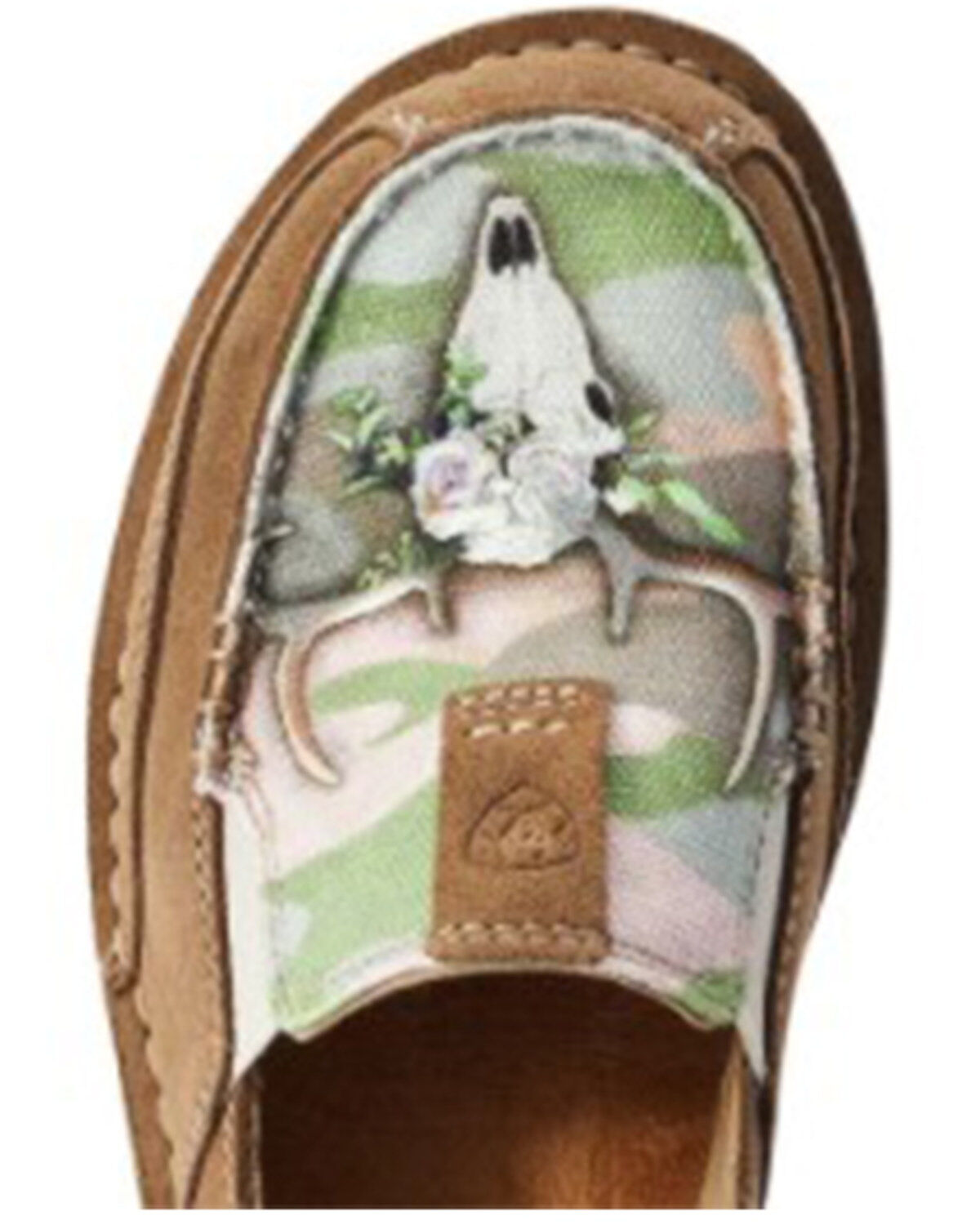 Ariat Women's Doe Camo Print Slip-On Casual Cruiser - Moc Toe