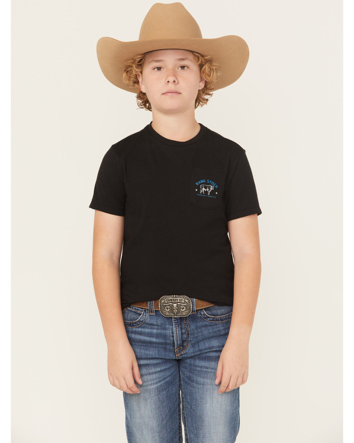 Hooey Boys' Rank Stock Short Sleeve Graphic T-Shirt