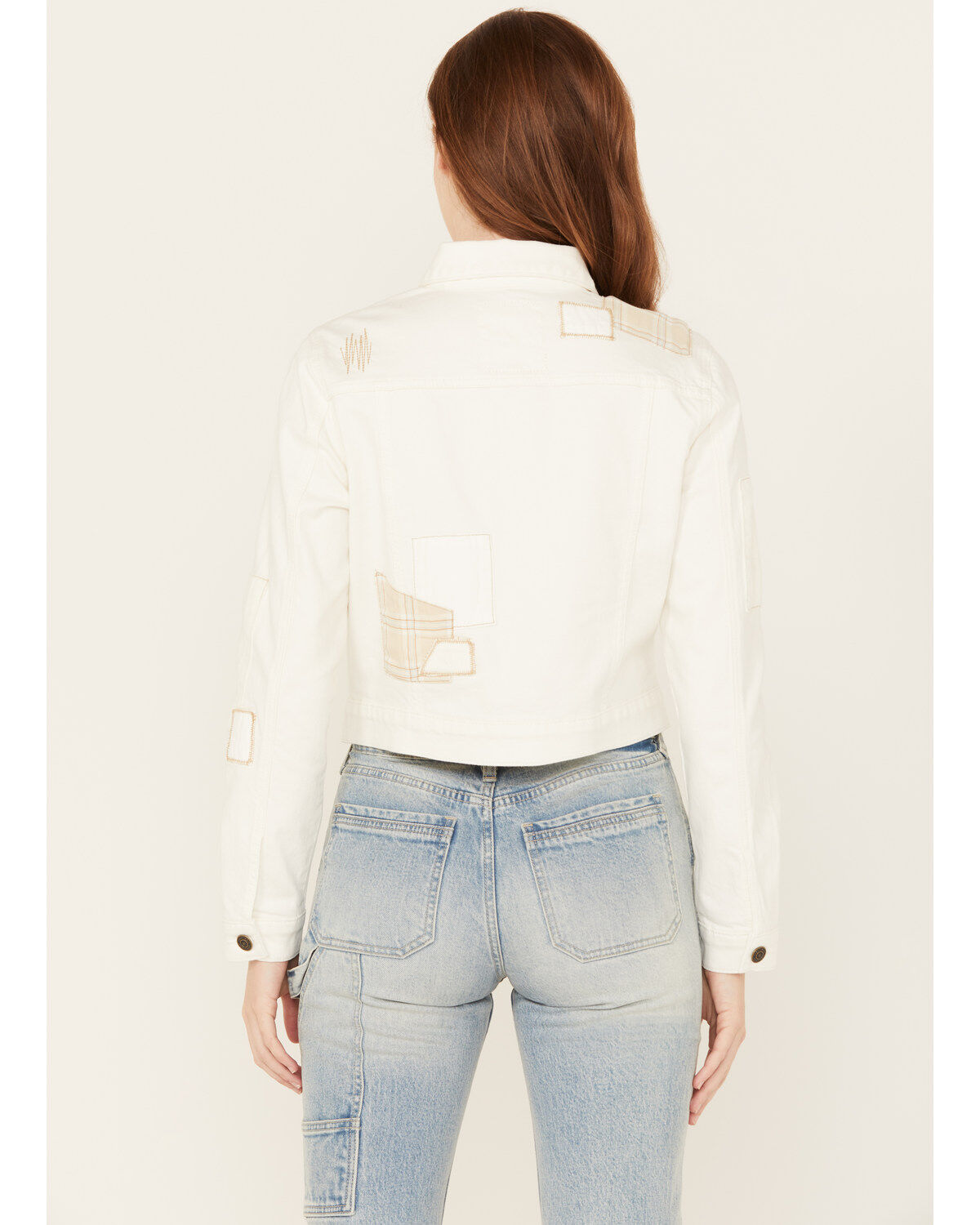 Cleo + Wolf Women's Patched Trucker Jacket