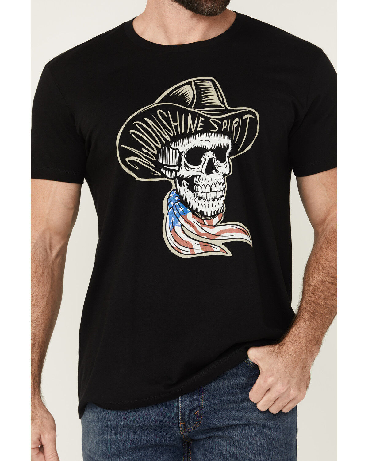 Moonshine Spirit Men's Old Friend Short Sleeve Graphic T-Shirt