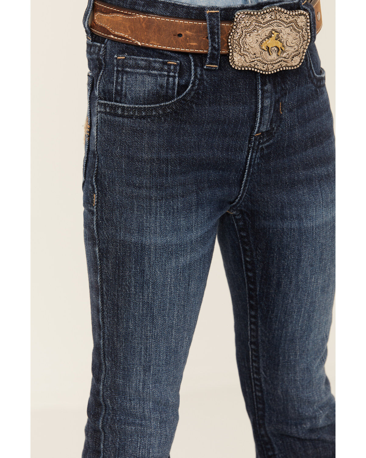 Shyanne Little Girls' Dark Wash Bootcut Stretch Jeans