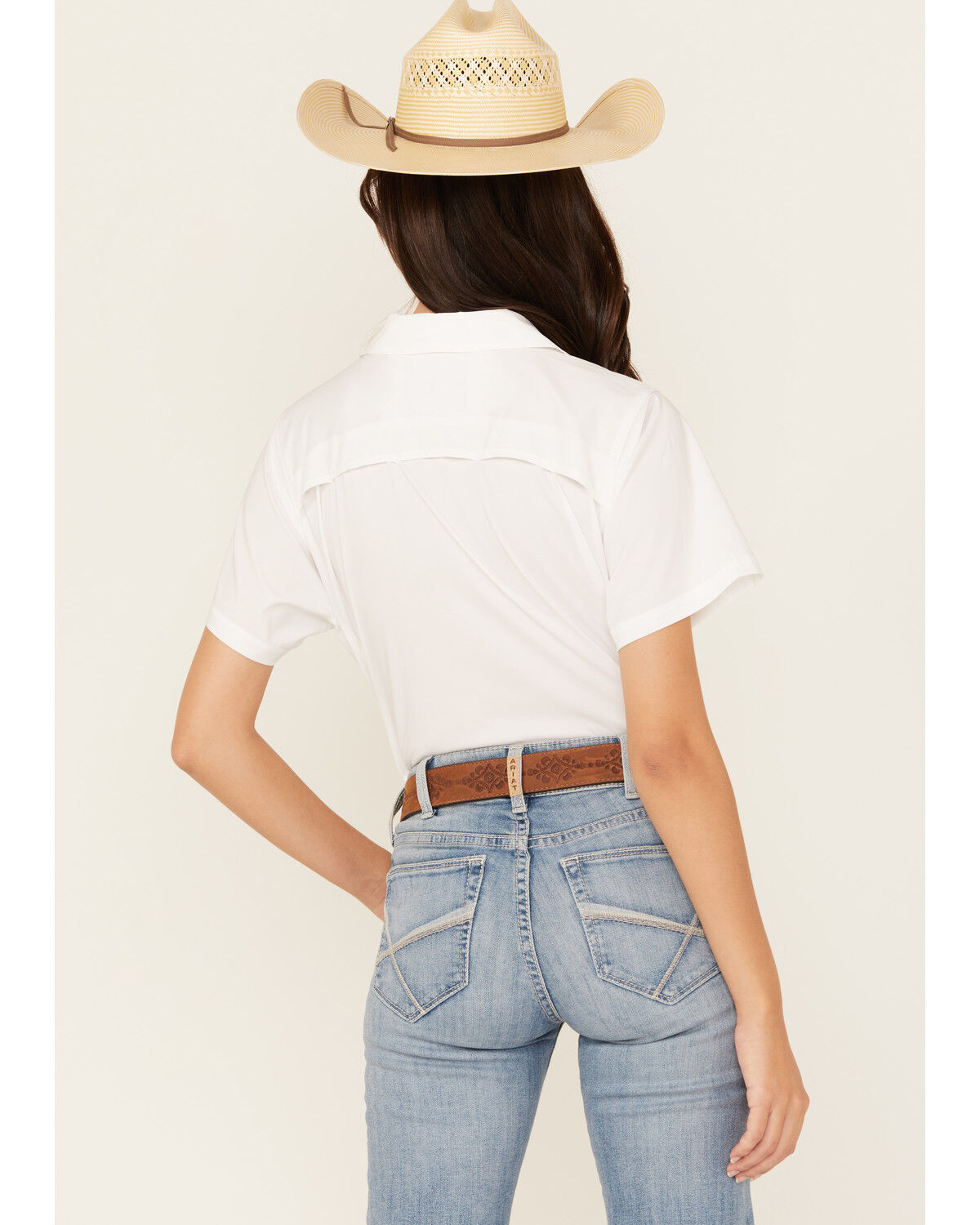 Ariat Women's VentTEK Solid Short Sleeve Button-Down Stretch Western Shirt